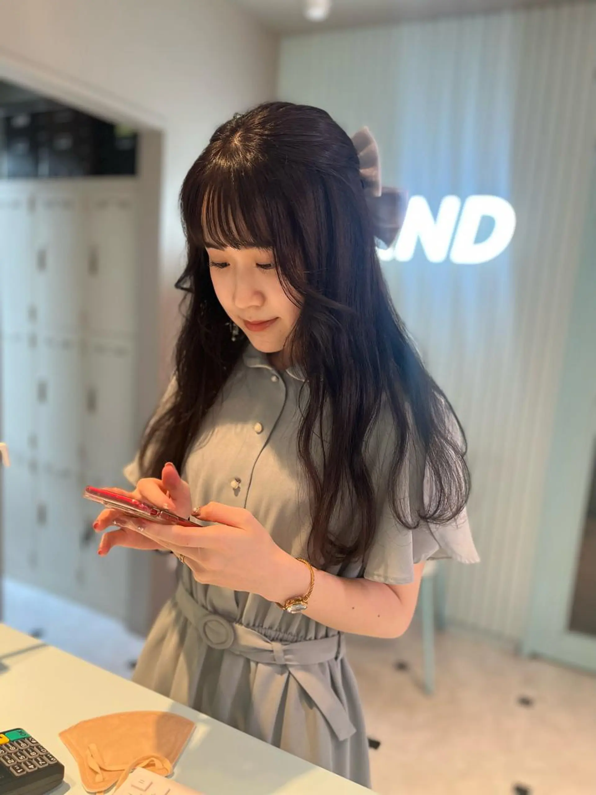 セミロング カラー ヘアアレンジ 愛されカラー🩷 はるなのヘアスタイル