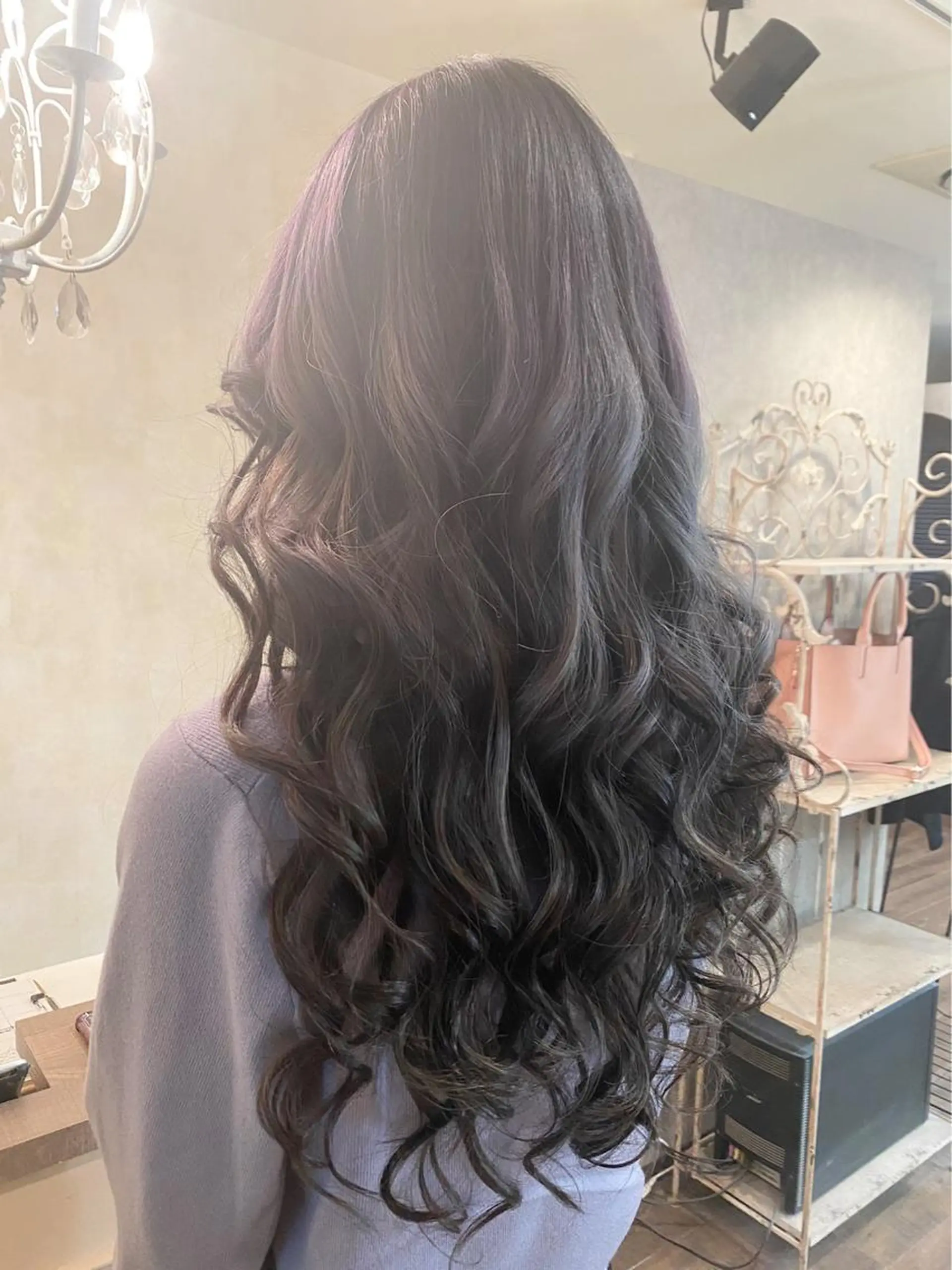 ミディアム シールエクステ アッシュ エクステ MagicMush ✴︎シールエクステのヘアスタイル