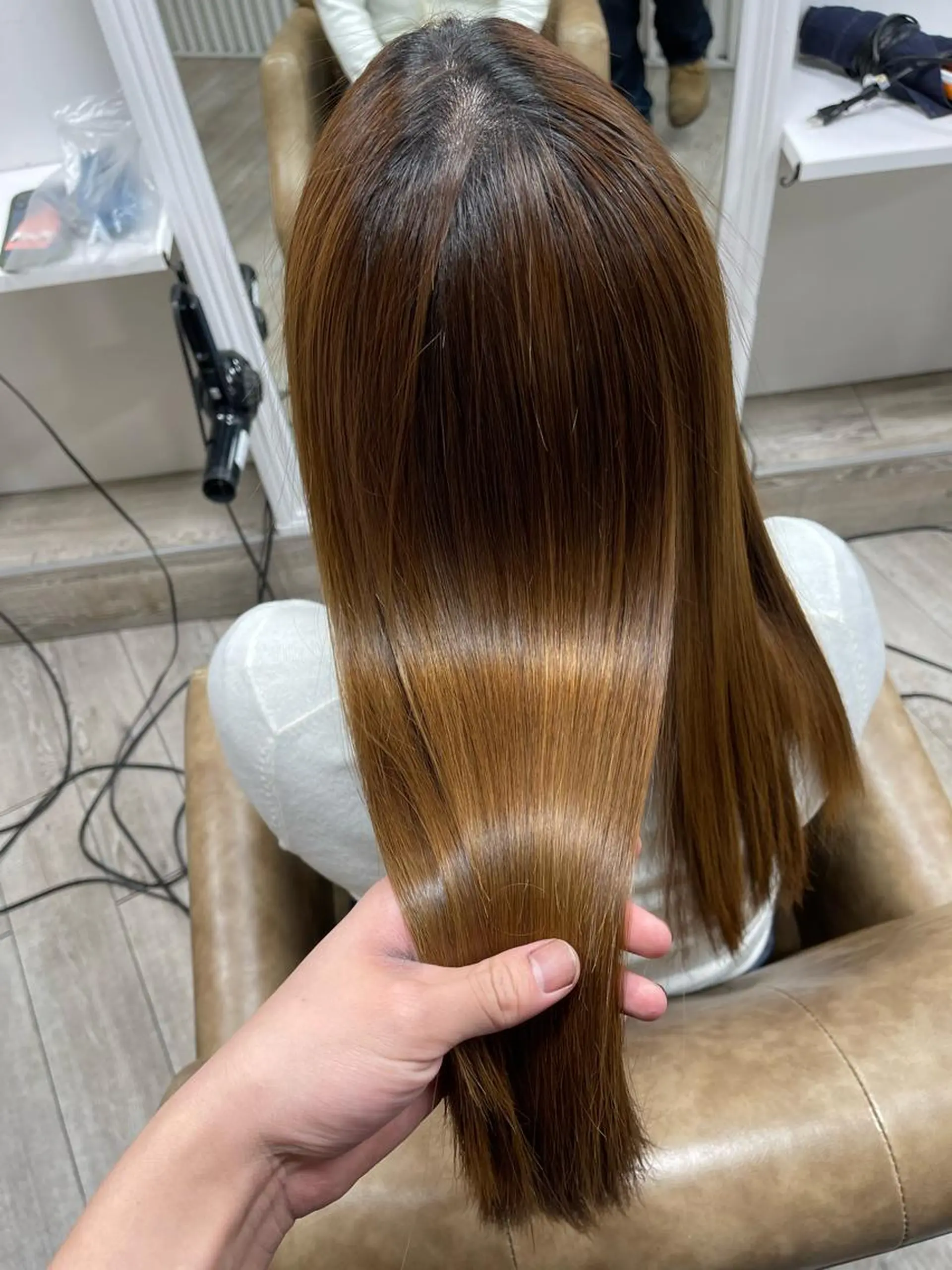 ミディアム 酸性ストレート 川崎 龍馬のヘアスタイル