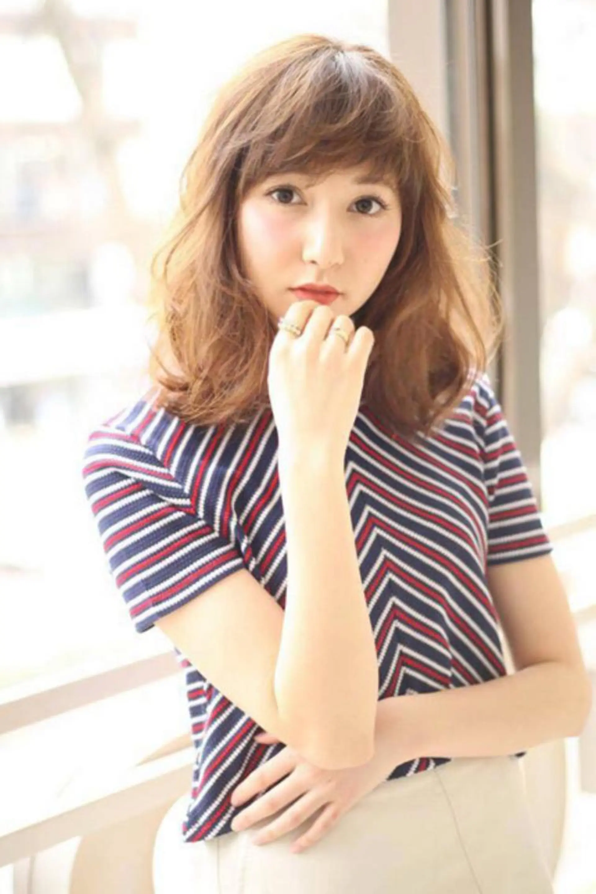 セミロング charme【 シャルム 】所属・ボブ/レイヤー/ nanamiのヘアスタイル