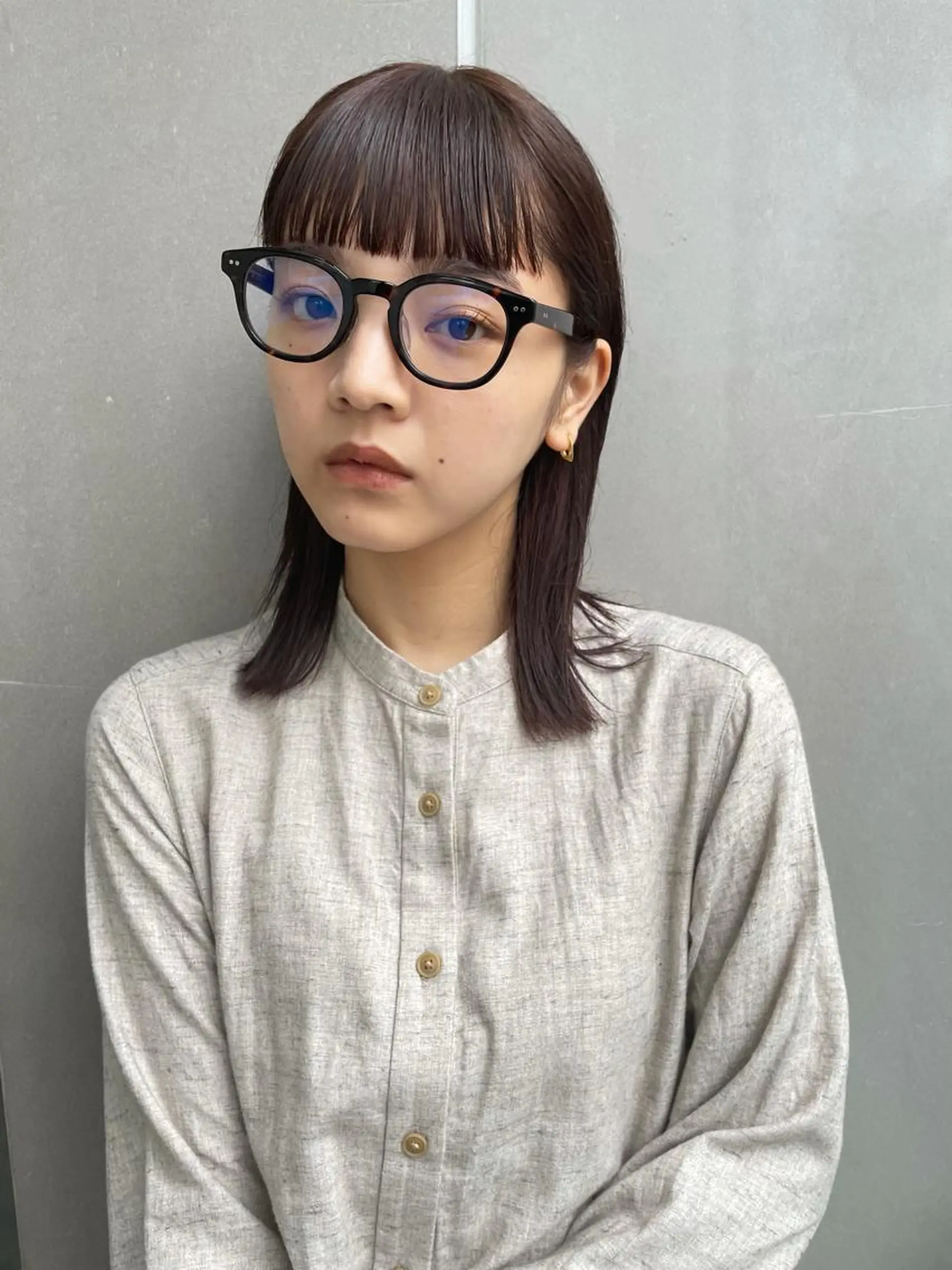 ミディアム 斎藤祐樹 /レイヤー/パーマのヘアスタイル