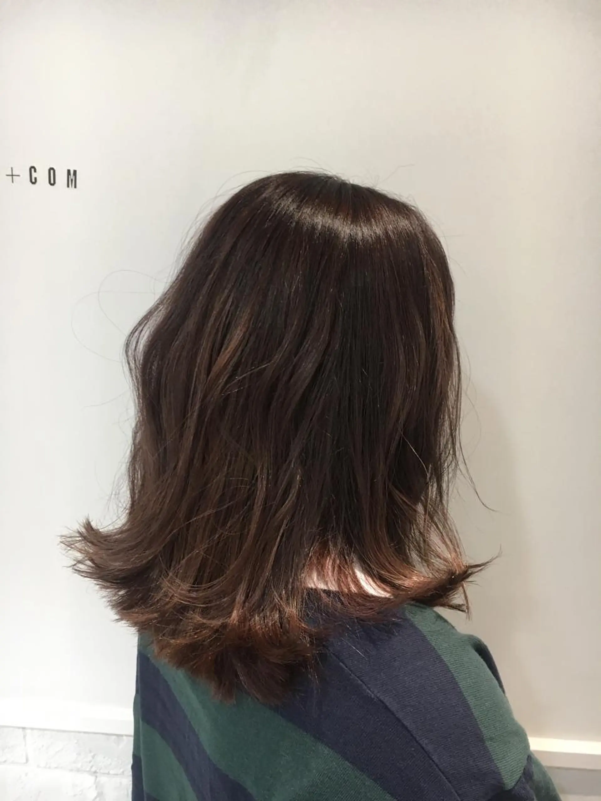 カラー ブラウンカラー モカブラウン 江原 彩華のヘアスタイル