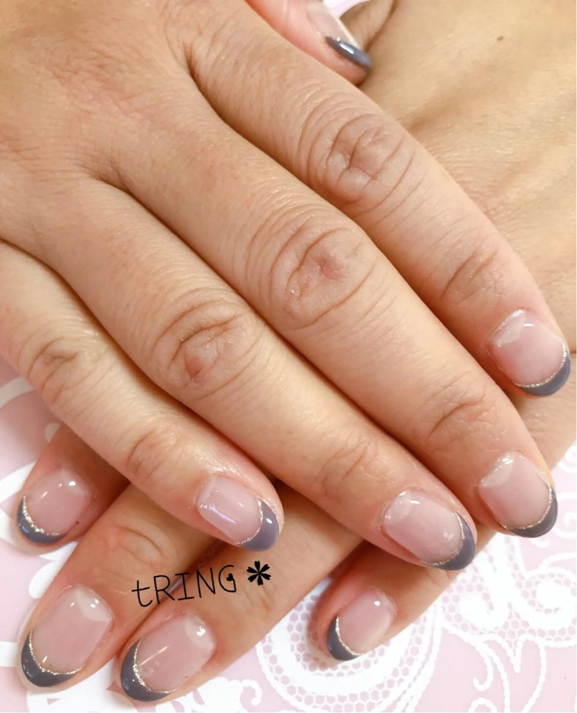 ネイル ハンドネイル tRING＊ しいの木台のネイルデザイン