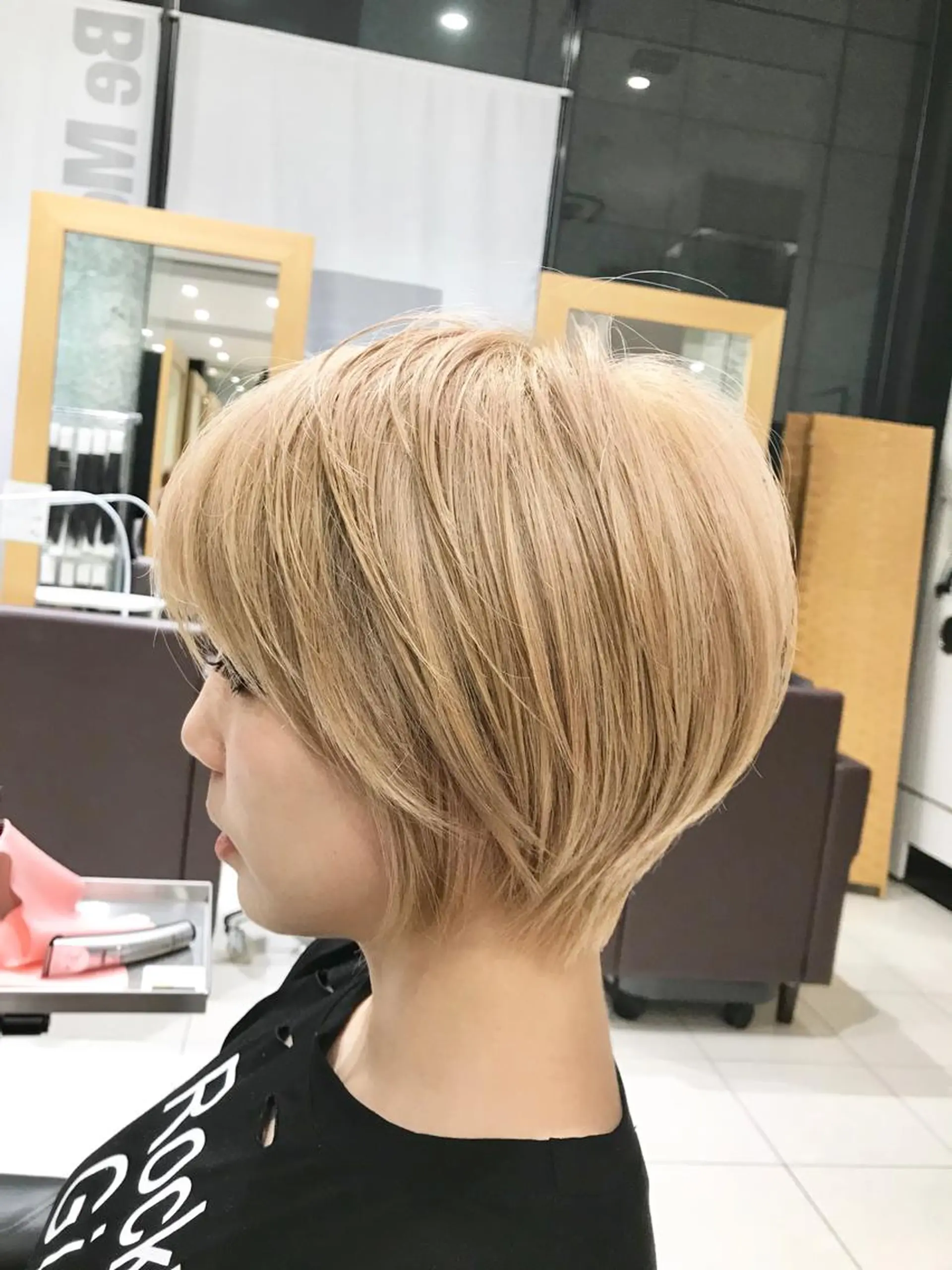 ショート ミセス ショートヘア ショート白髪染め無料 ／河瀬謙介のヘアスタイル