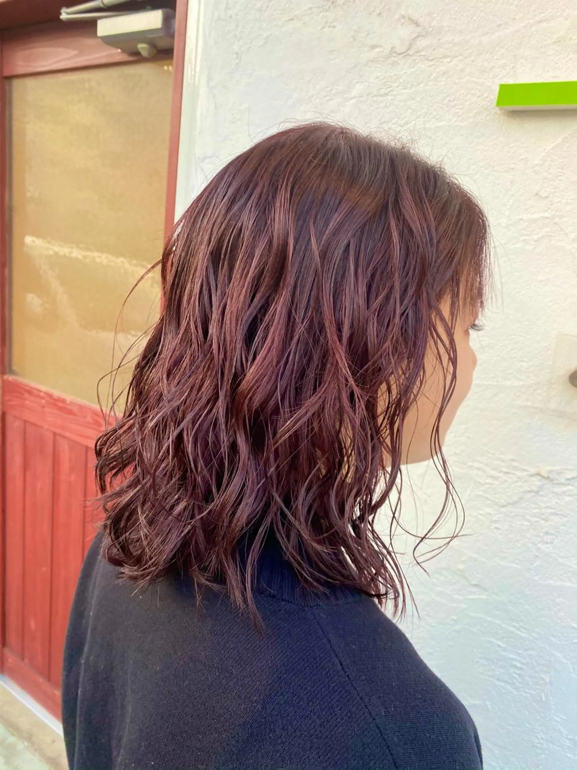 ミディアム カラー ヘアアレンジ Design Color🐰アユミのヘアスタイル