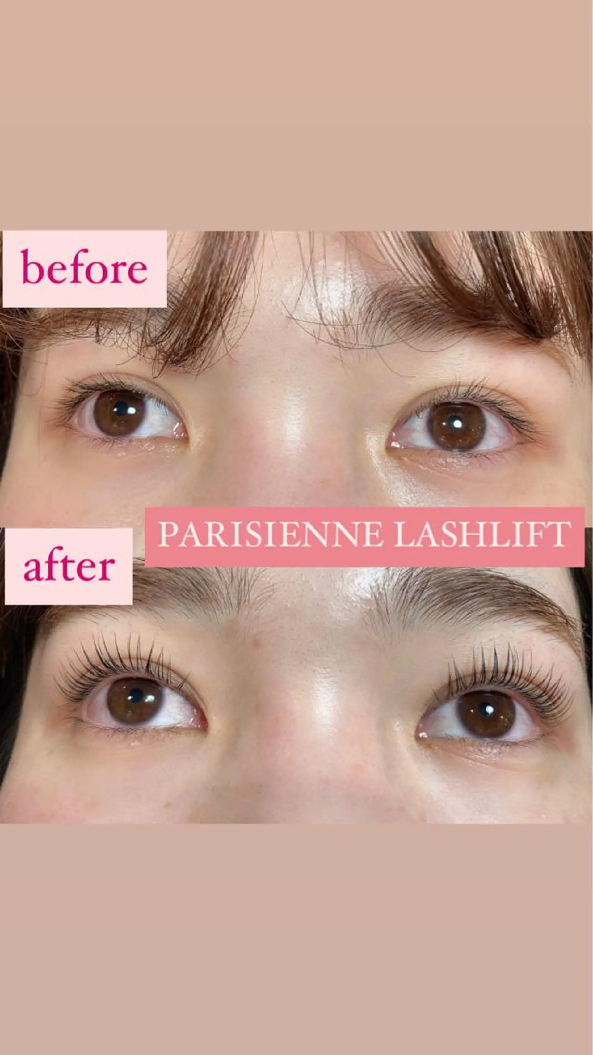 マツエク・マツパ パリジェンヌラッシュリフト 一重×まつ毛パーマ マリーテレジア 渋谷店❤️無料モデルのマツエク・マツパデザイン
