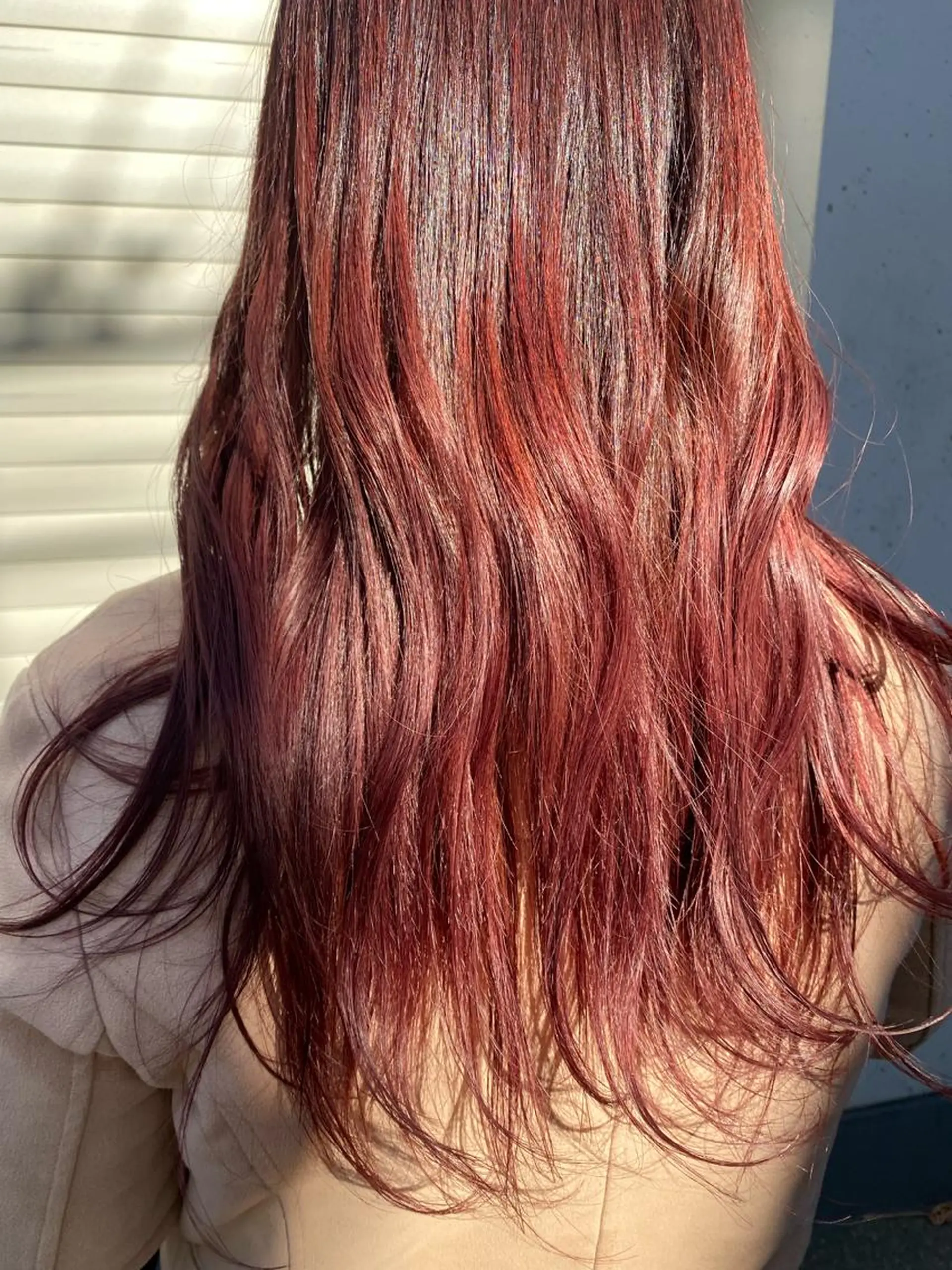 セミロング カラー お任せヘア☘️☘️ 及川渚のヘアスタイル