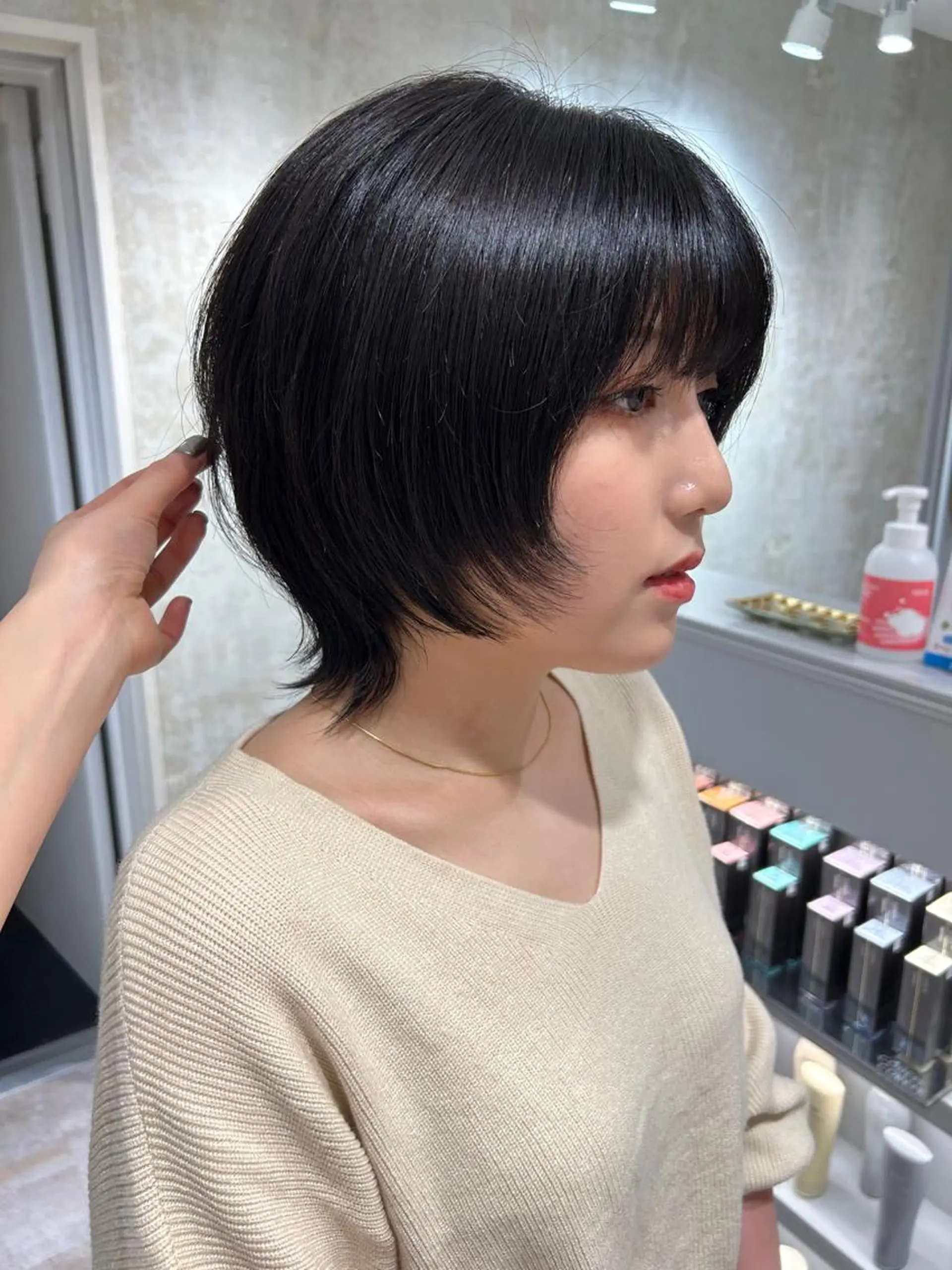 ショート ショートヘア ウルフカット 小野 明日香のヘアスタイル
