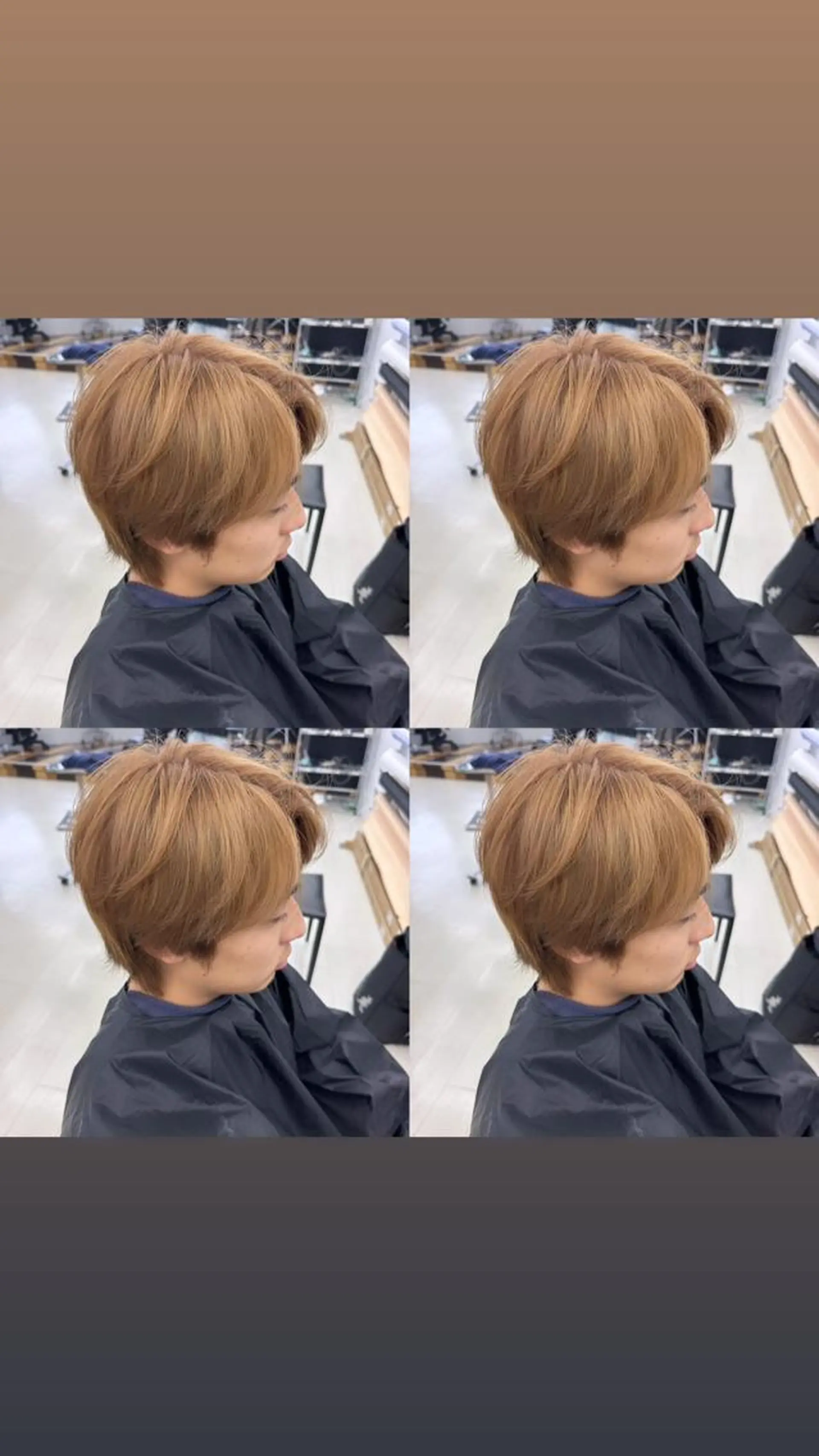 ショート カラー ヘアアレンジ メンズ 💎韓国レイヤー× 髪質改善 ゆうま💎のヘアスタイル