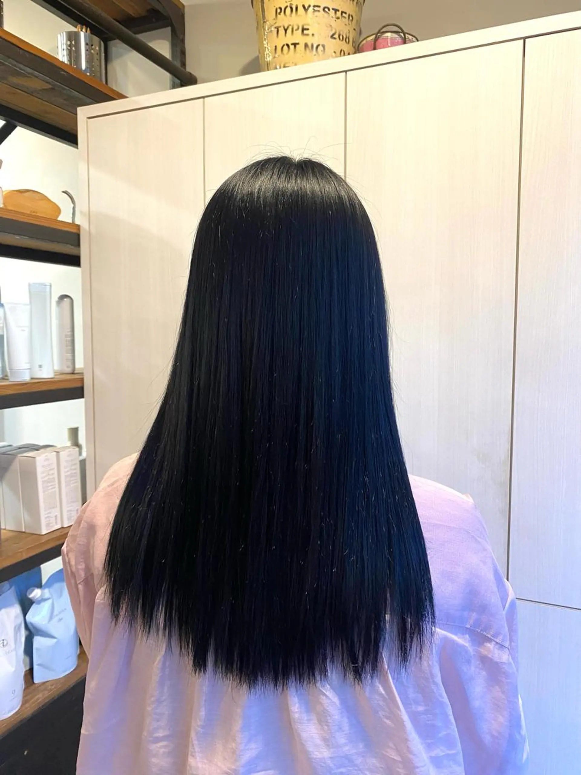 ロング 縮毛矯正 つじ みさきのヘアスタイル