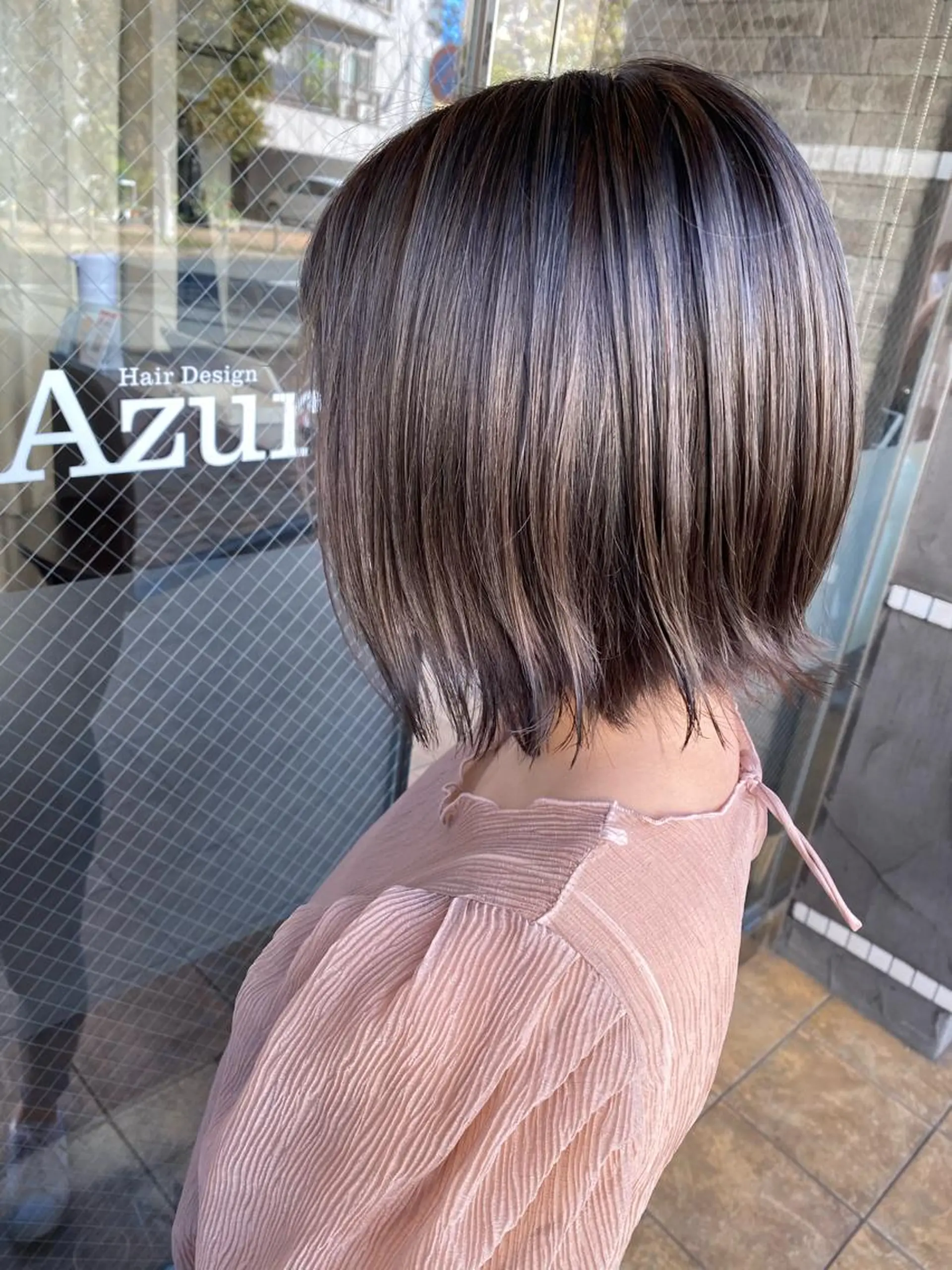 ショート カラー ヘアカラー トリートメント 美髪 カラーリストのヘアスタイル