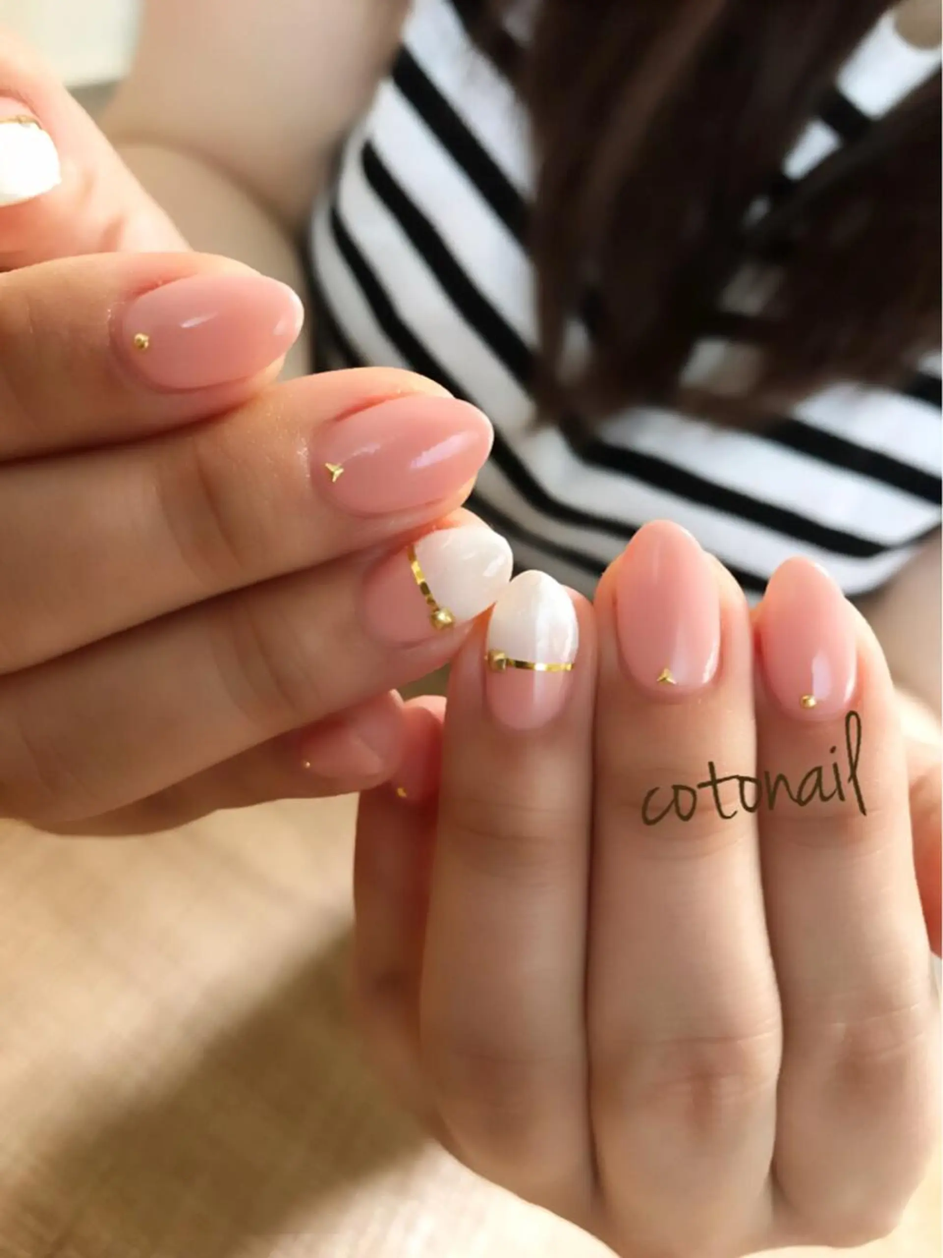 ネイル ツメトマツゲ .のネイルデザイン