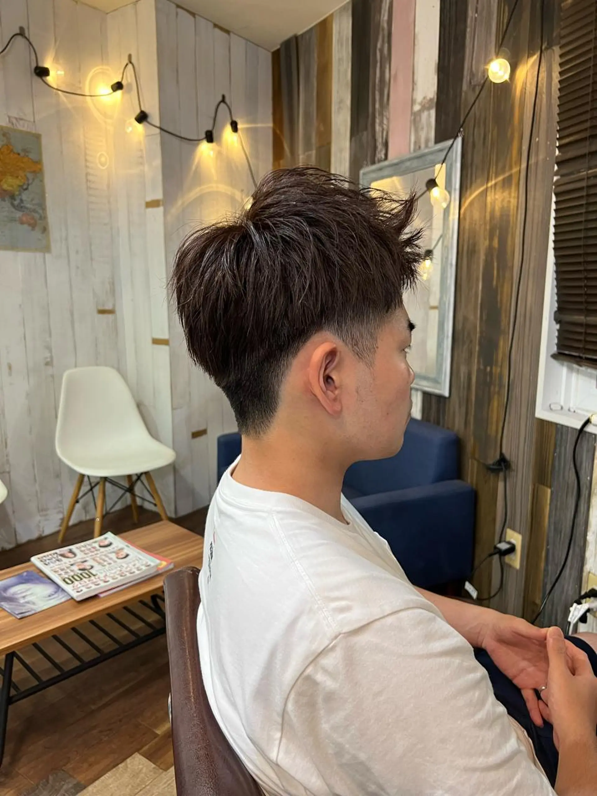 ショート メンズ アップバング ショートヘア ババ リョウゴのヘアスタイル