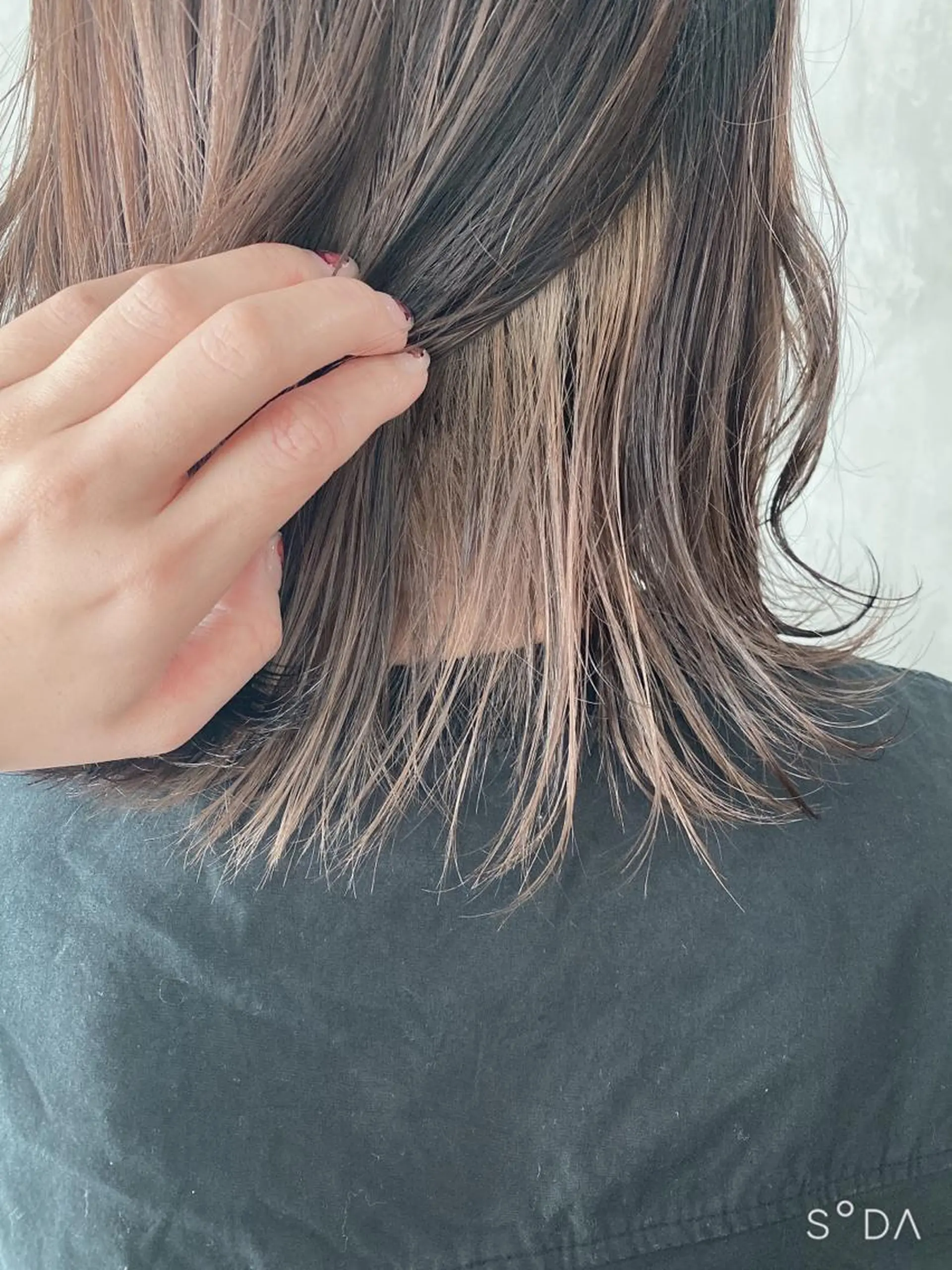 ショート カラー ヘアアレンジ stylist/蛯谷 珠里のヘアスタイル