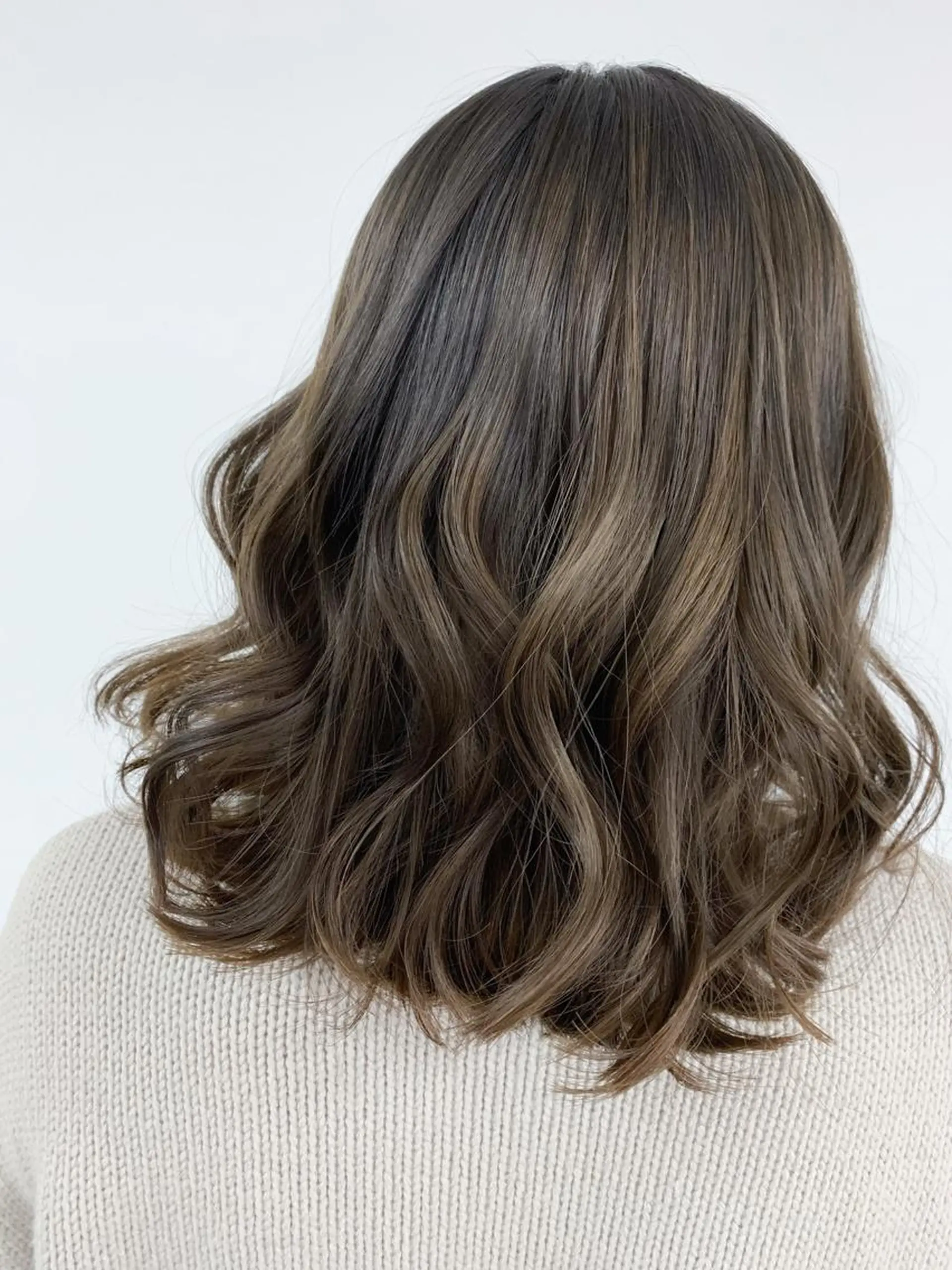 セミロング ヘアカラー トリートメント 🥇近藤 恭輔🥇 Recharme新保のヘアスタイル