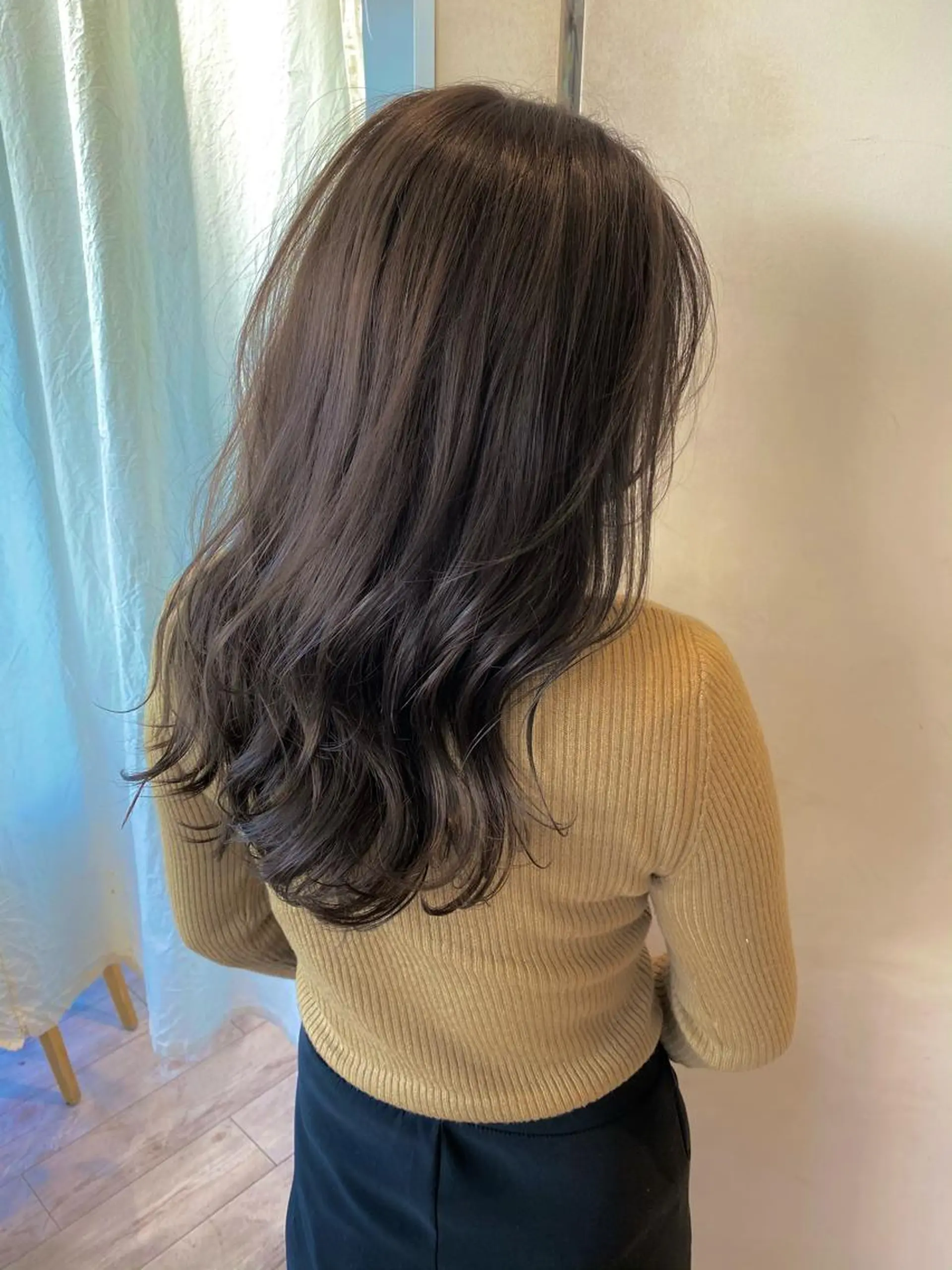 ロング カラー On所属・顔まわりカット🌟 くびれヘア/寺門遥輝のヘアスタイル