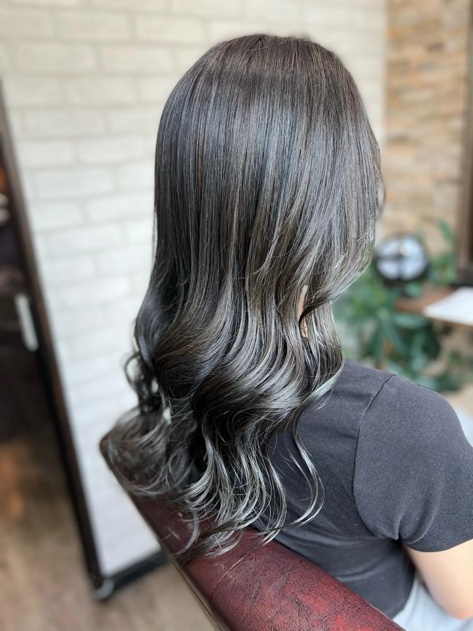 ロング ヘアカラー トリートメント 多賀 順平のヘアスタイル