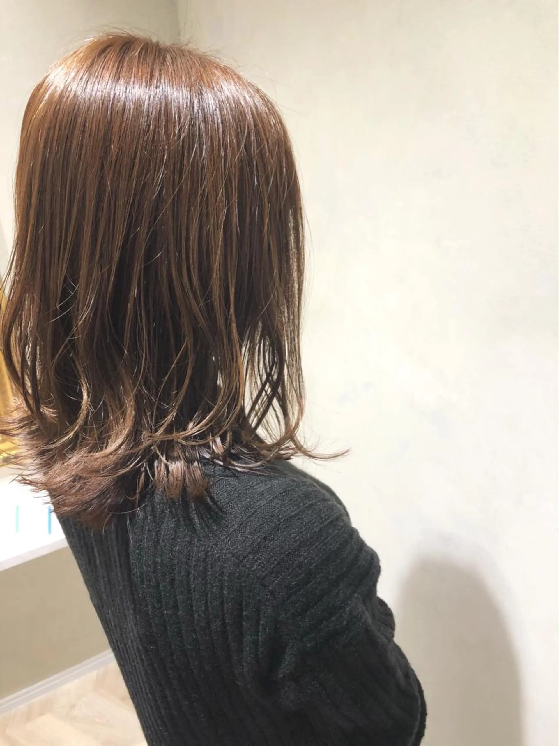 ミディアム カラー パーマ カット ヘアカラー 艶髪/韓国レイヤー イノウエヒロキのヘアスタイル