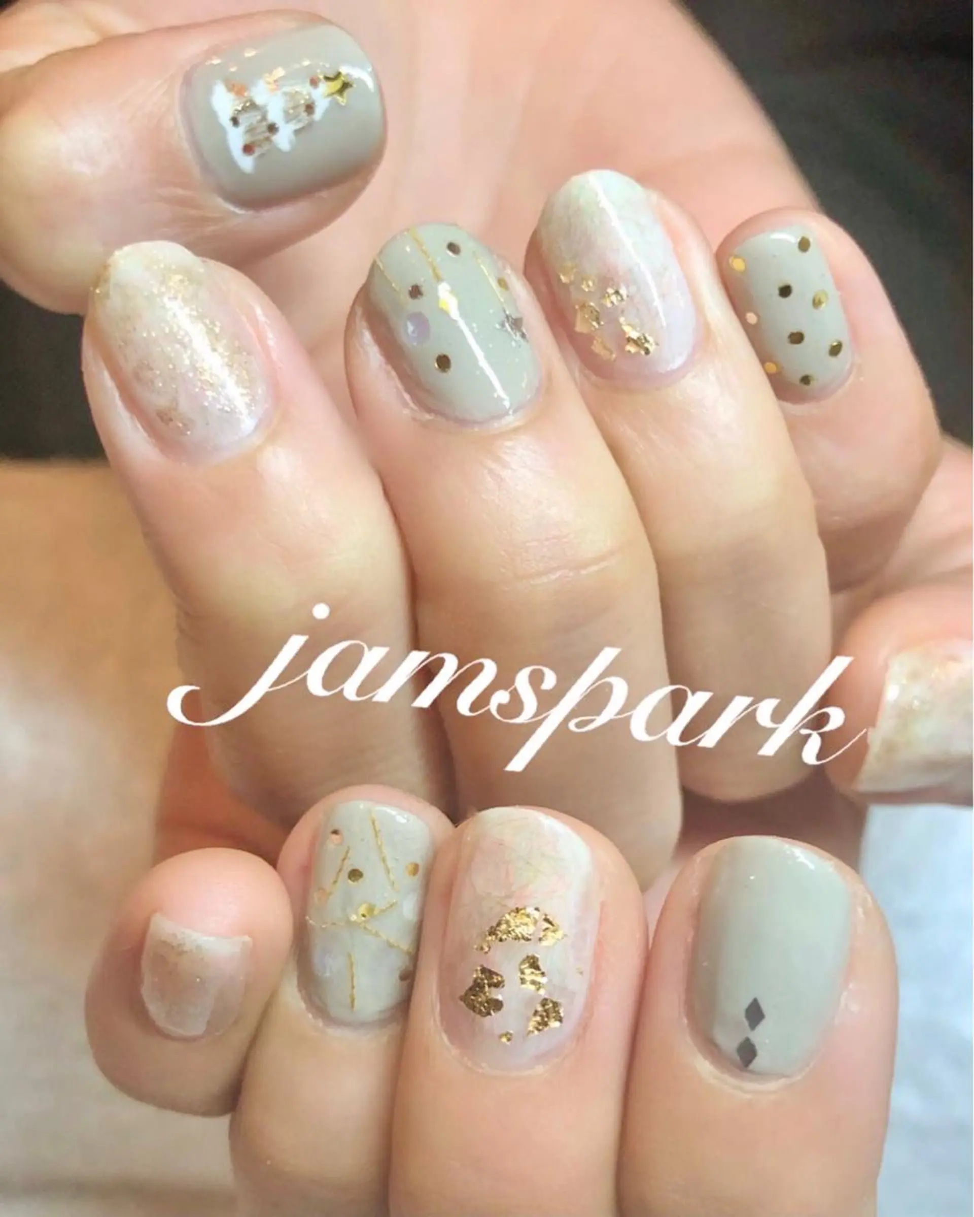 ネイル アートネイル 冬ネイル クリスマス ハンドネイル jamspark ✨のネイルデザイン