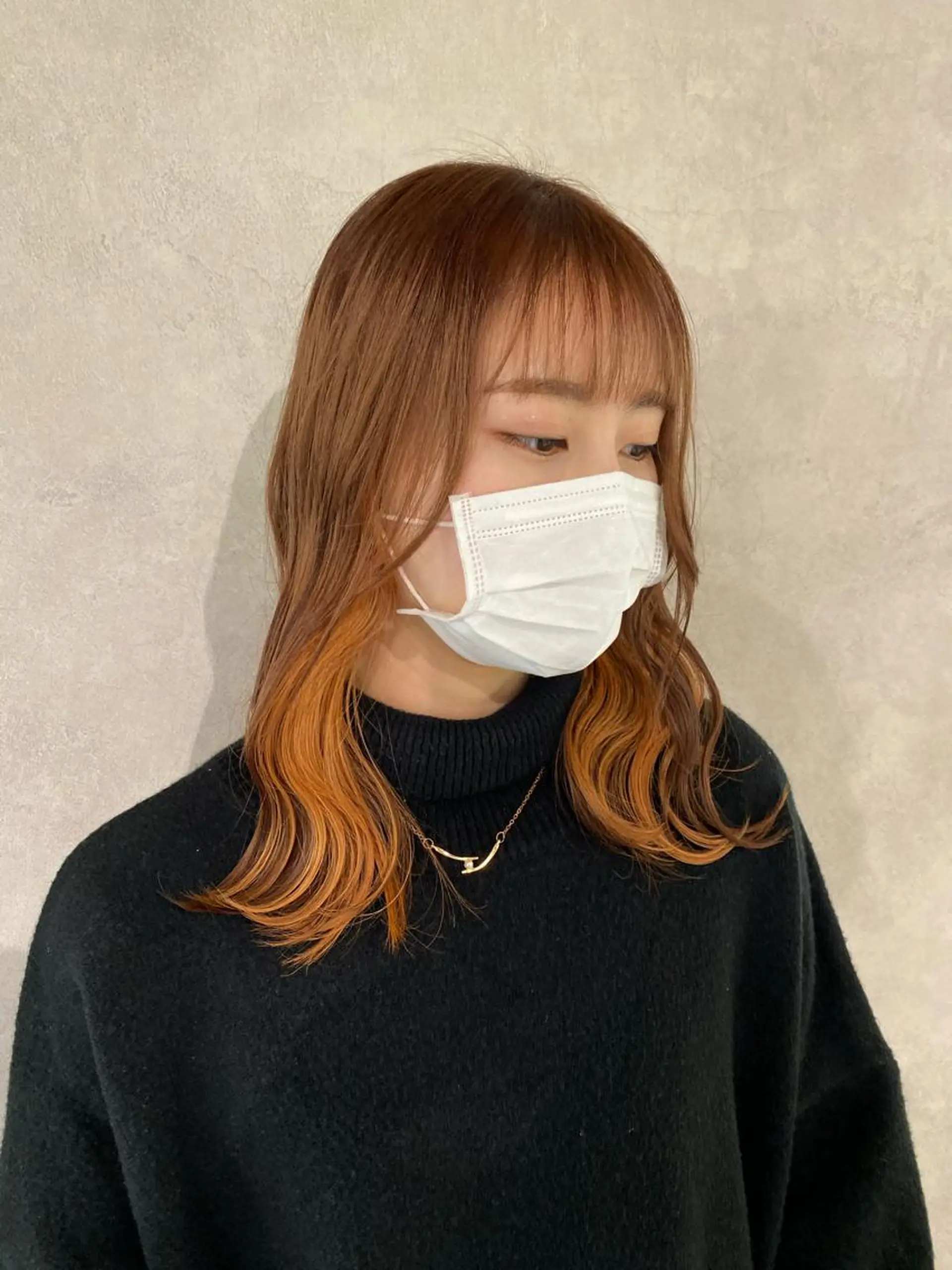 ミディアム カラー ヘアカラー ダブルカラー ブリーチ/kaitoのヘアスタイル