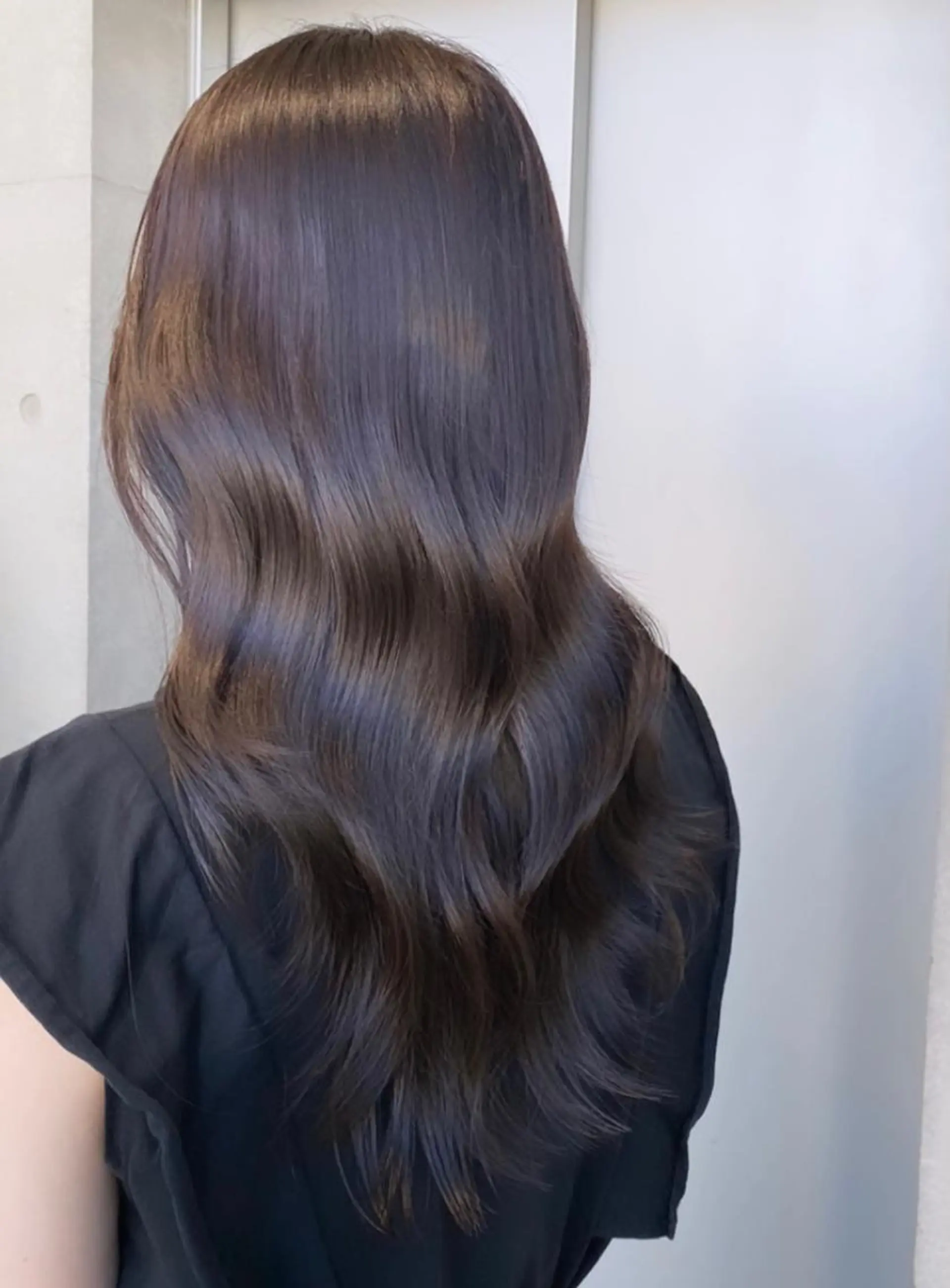 ロング ヘアカラー トリートメント 🌫️大人韓国ヘア 🌫️naoyaのヘアスタイル