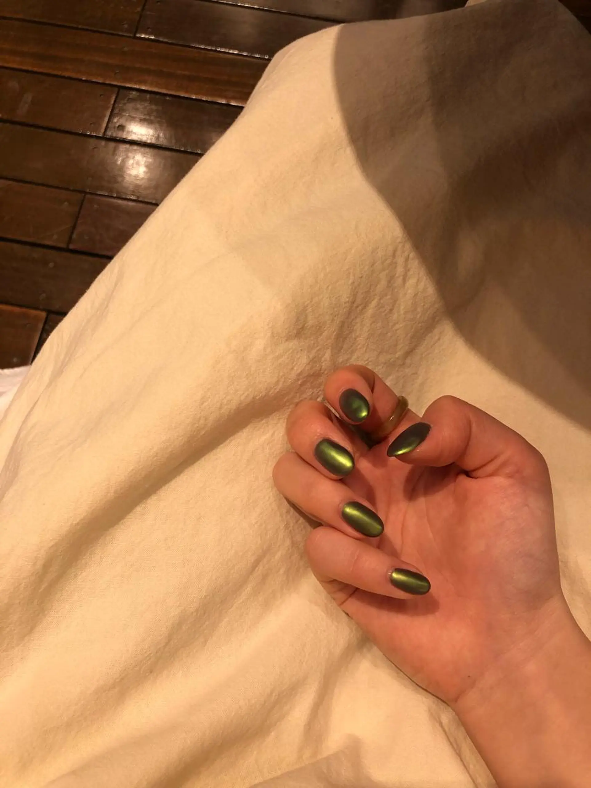 ネイル マットネイル ミラーネイル ハンドネイル yurina/ パラジェル認定サロンのネイルデザイン