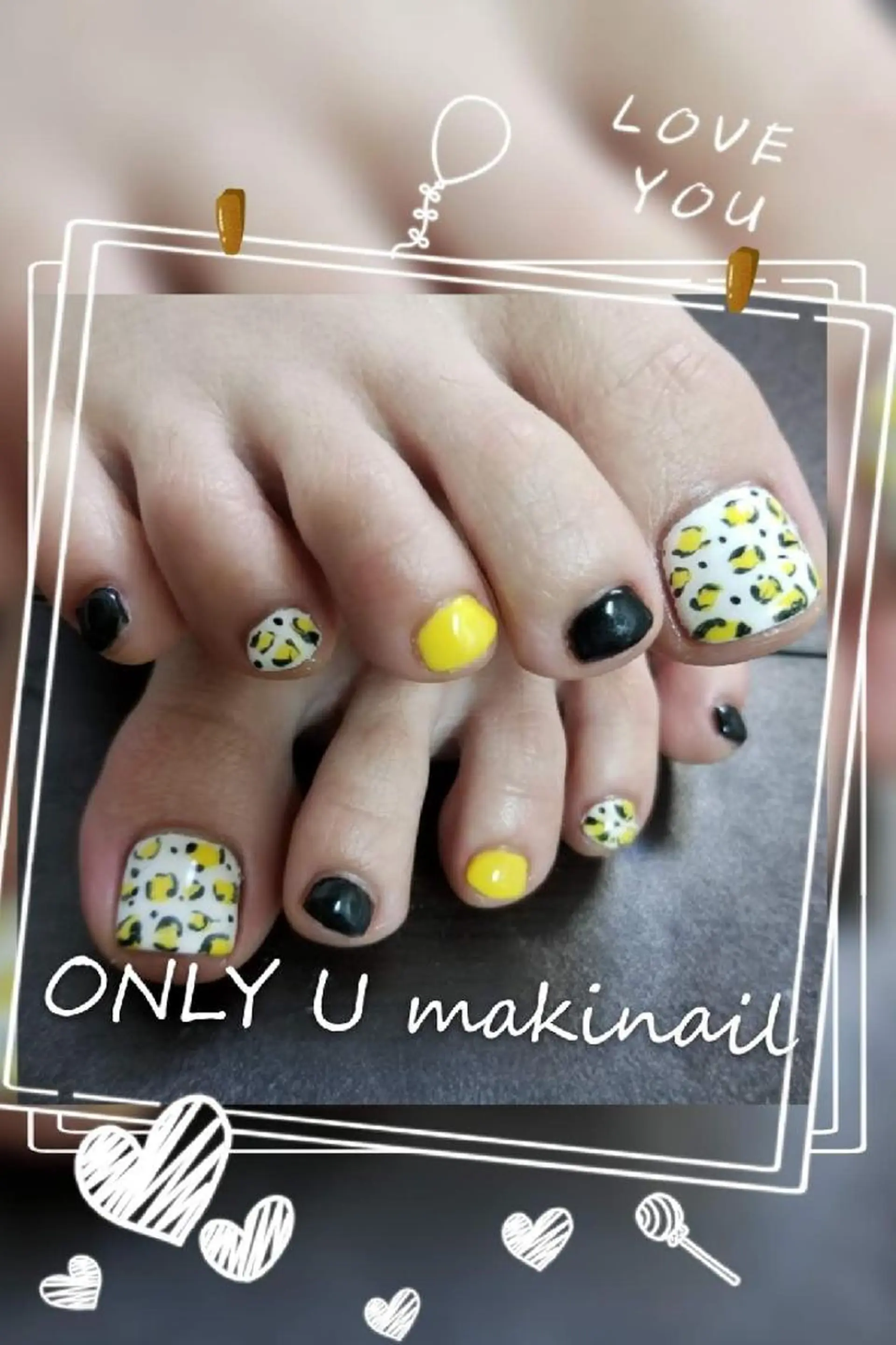 ネイル フットネイル Makinail makiのネイルデザイン