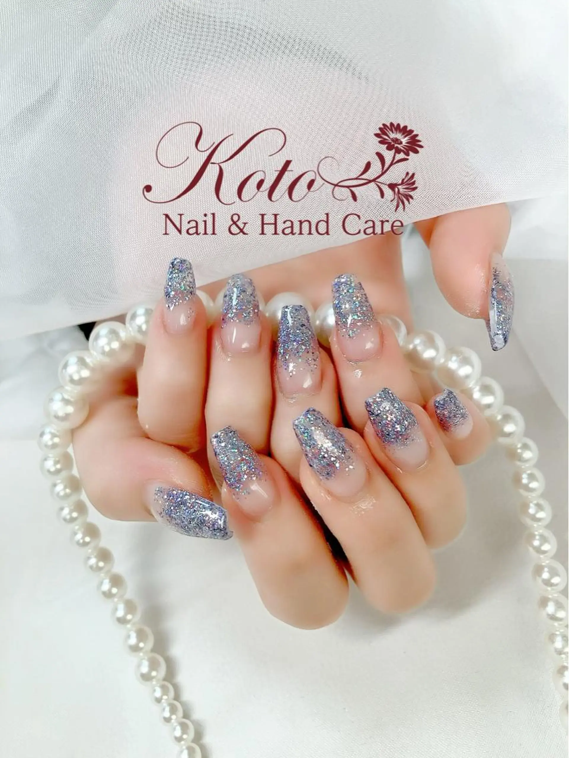 ネイル 長さ出し フットネイル フレンチネイル ジェルネイル 韓国ネイル Risa ネイルサロンKOTOのネイルデザイン