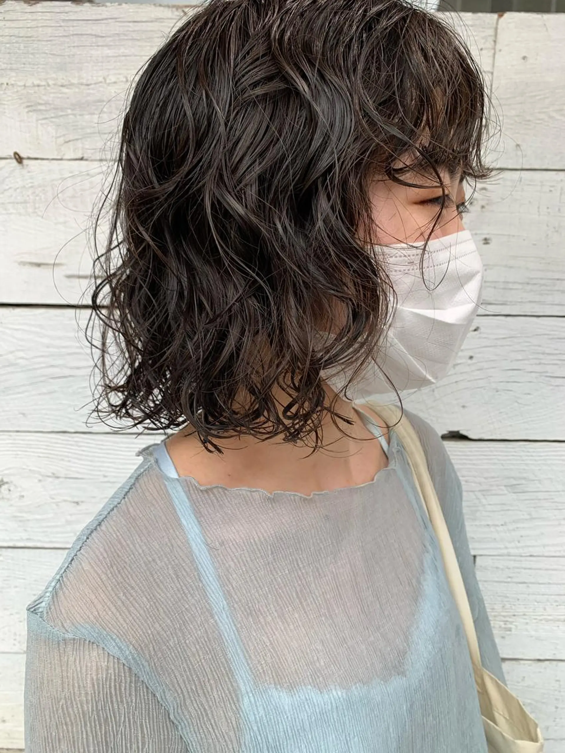 ショート カラー パーマ ヘアアレンジ カット ヘアカラー パーマ トリートメント パーマ/透明感カラー /ボブ/吉田一生のヘアスタイル