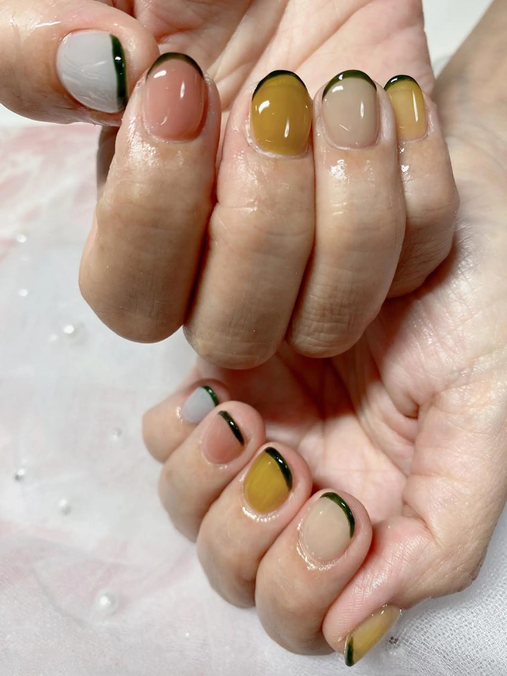 ネイル アートネイル フレンチネイル Jasmine nailsalon所属・ジャスミン ネイルサロンのネイルデザイン