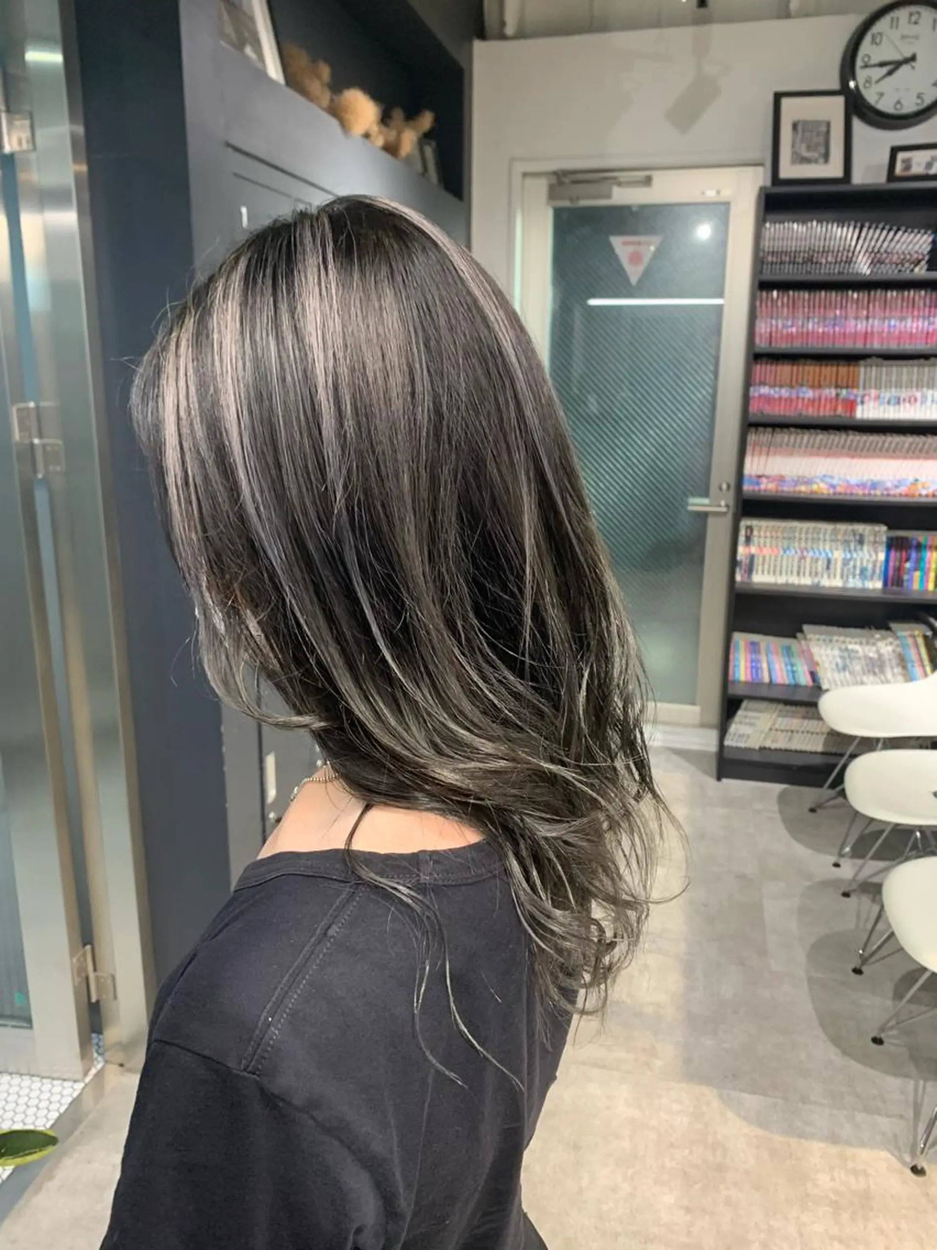 ロング カラー カット ヘアカラー トリートメント 園田 将士のヘアスタイル