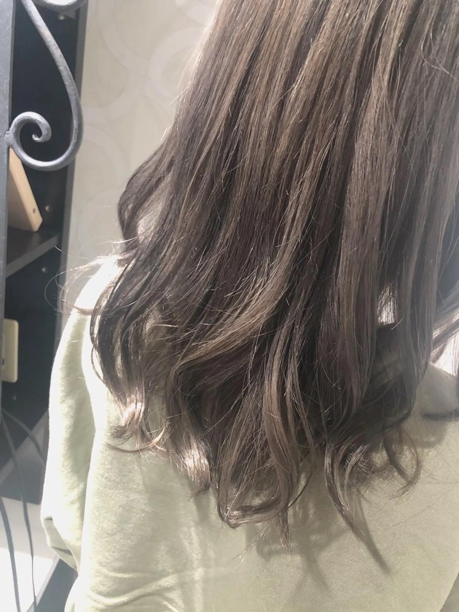 ロング カラー グレージュ 韓国ヘア ♡tomimaのヘアスタイル