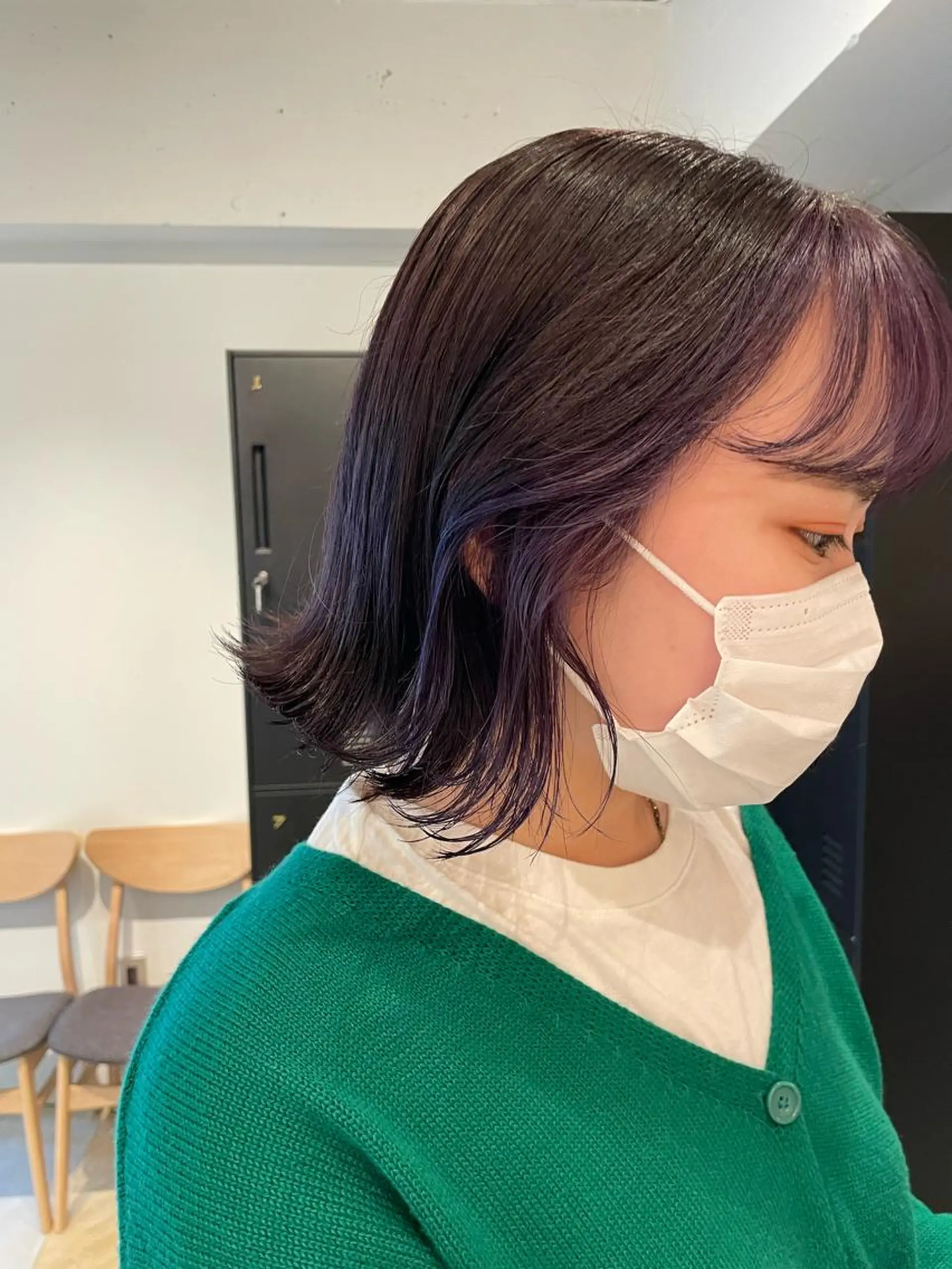 ミディアム カラー ヘアカラー トリートメント ヘッドスパ ヘアセット SALOWIN下北沢所属・hazuki 🌝のヘアスタイル