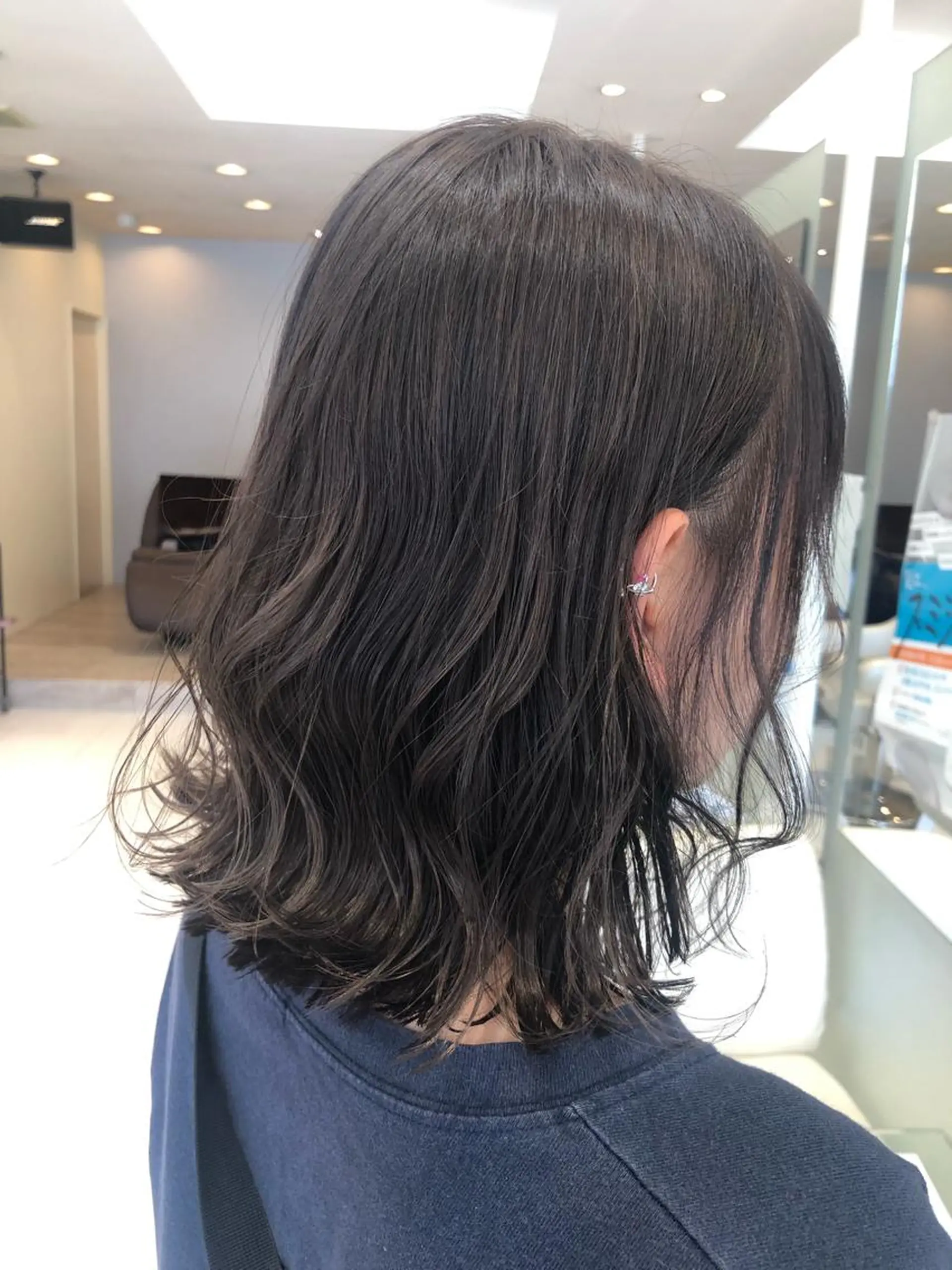 ミディアム カラー MODE K's松原 YUMIのヘアスタイル