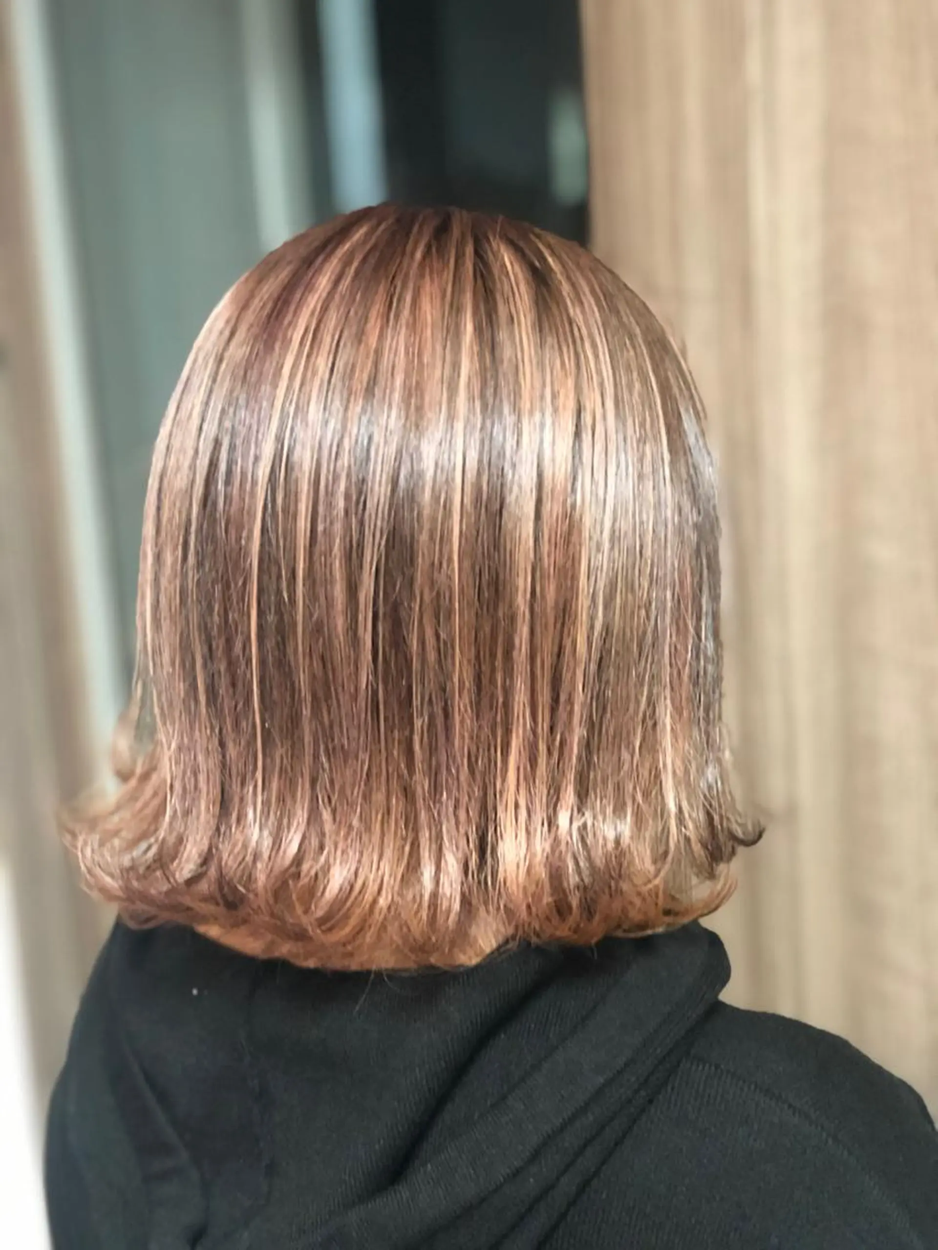 ミディアム カラー バレイヤージュ ハイライトカラー ピンクカラー ハイライト レイヤーカット ブリーチ縮毛矯正/ デサキ ショウヘイのヘアスタイル