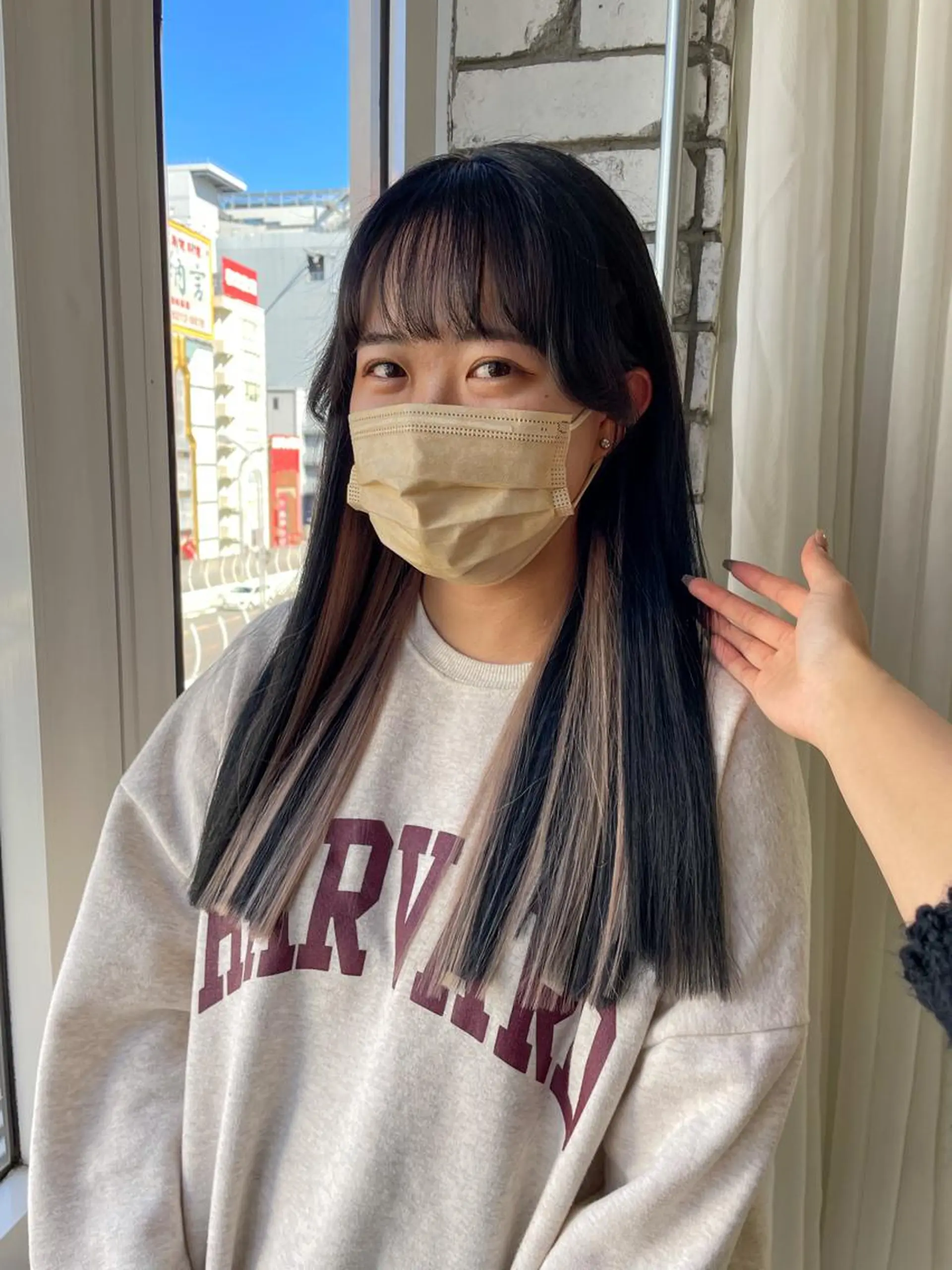 ロング エクステ 大阪韓国ヘア 🦋RINKAのヘアスタイル