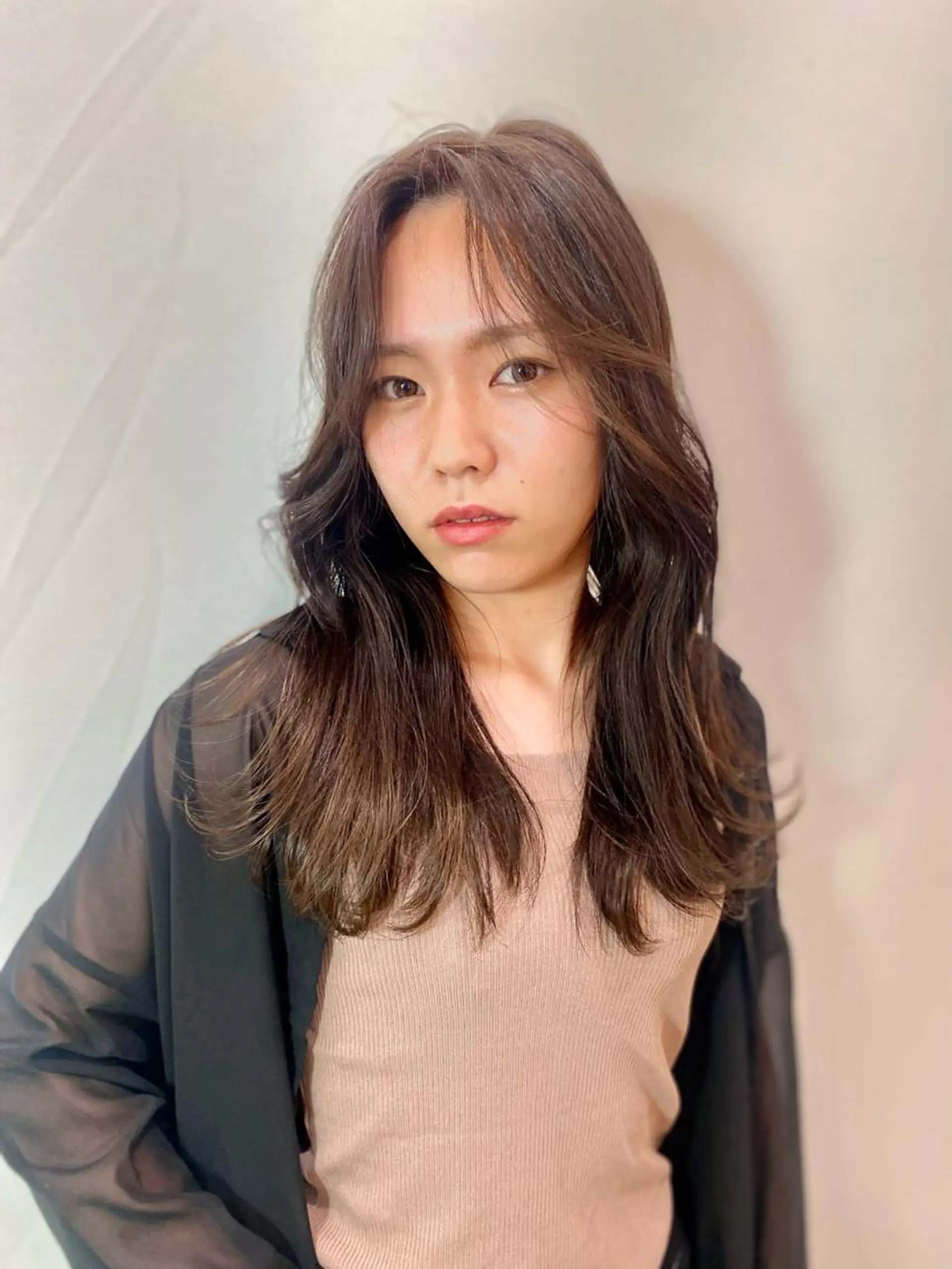 セミロング 23°NADAUN所属・岐阜1番韓国ヘア/ 星羅/23°のヘアスタイル