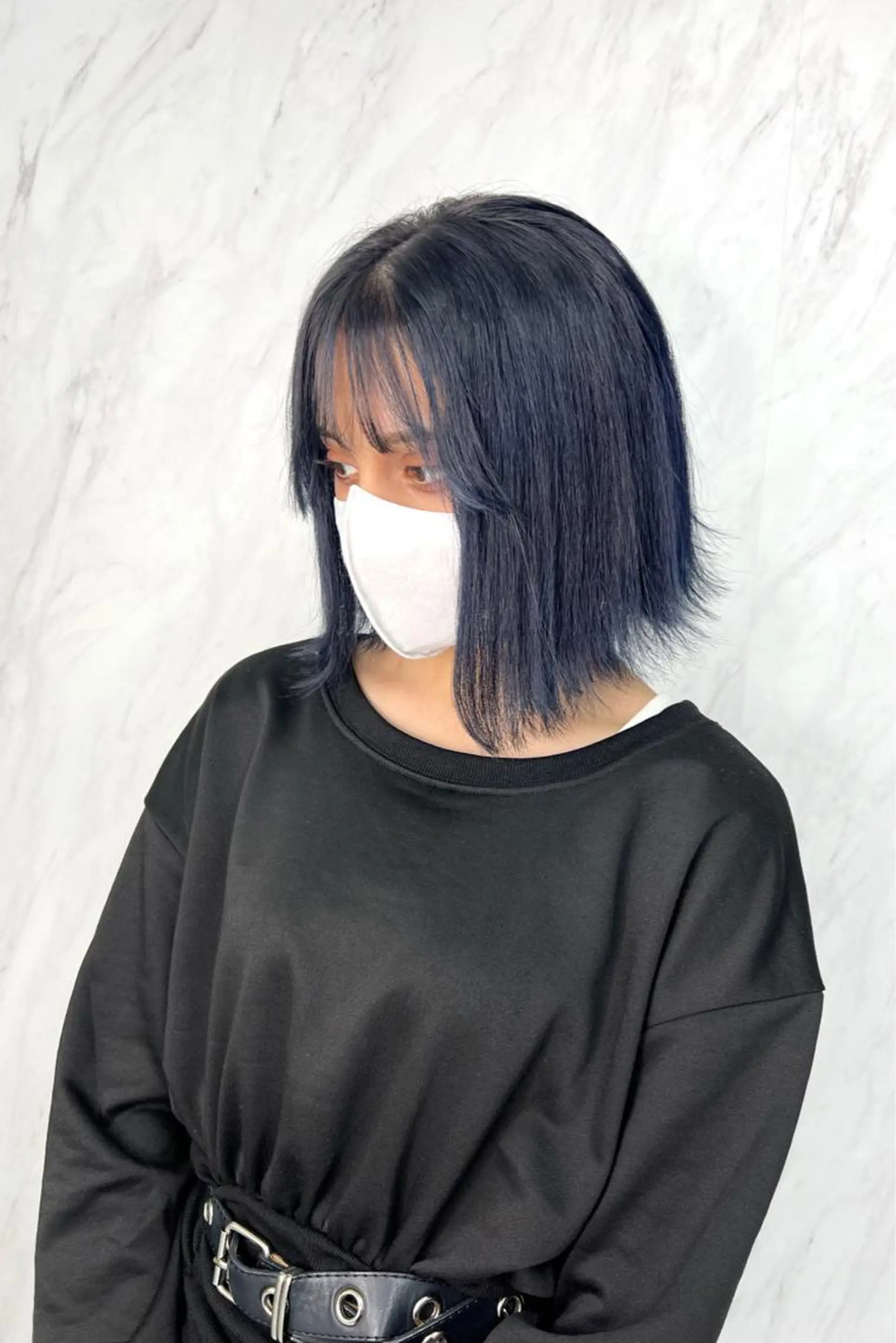 ミディアム カラー シールエクステ ハイトーンカラー エクステ ヘアカラー シールエクステ特化 ハイトーン、NANAのヘアスタイル