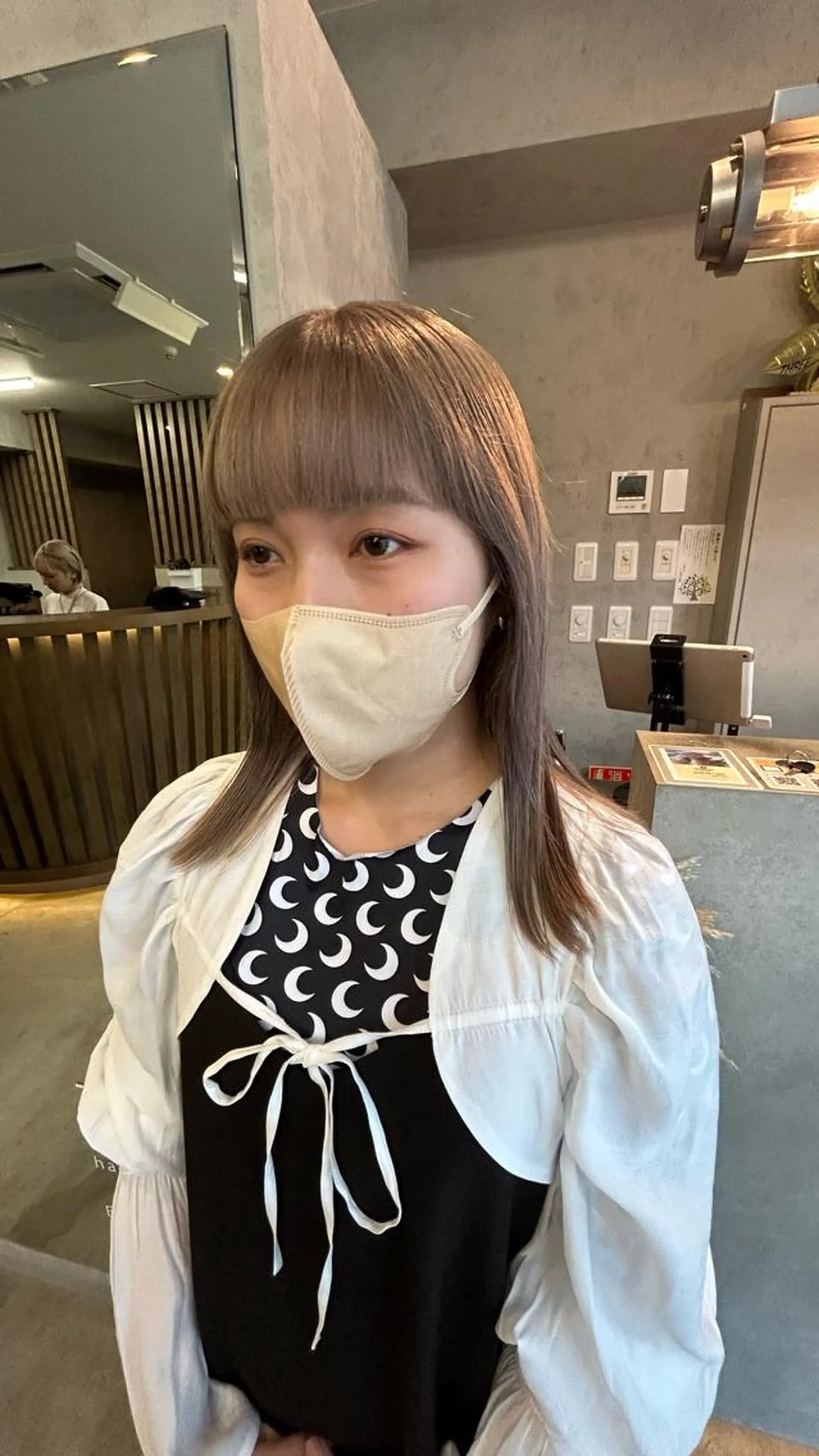 ロング カラー ヘアカラー トリートメント Haru/THREE …by velvetのヘアスタイル