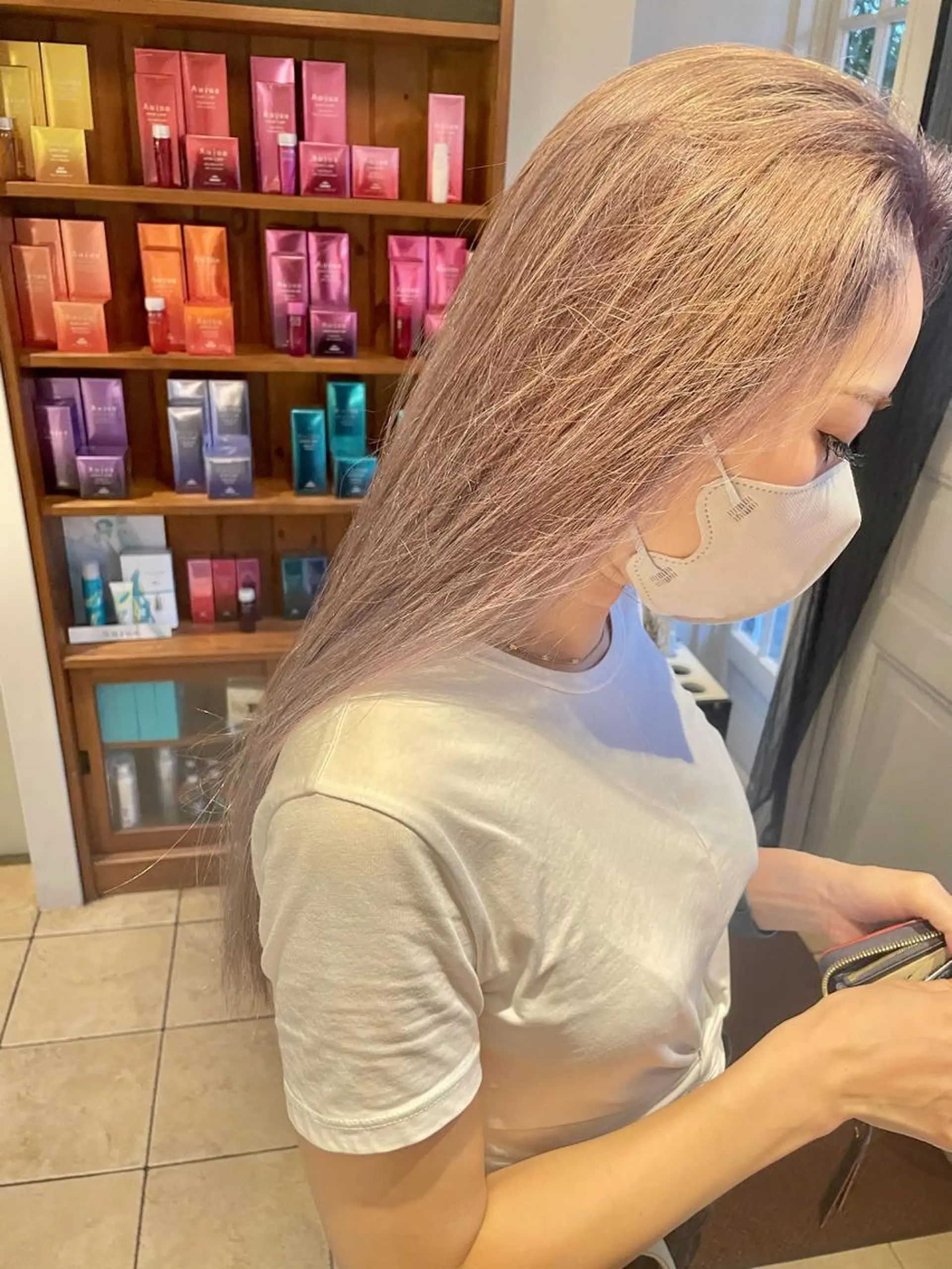 ロング カラー 渡辺 瑠美のヘアスタイル