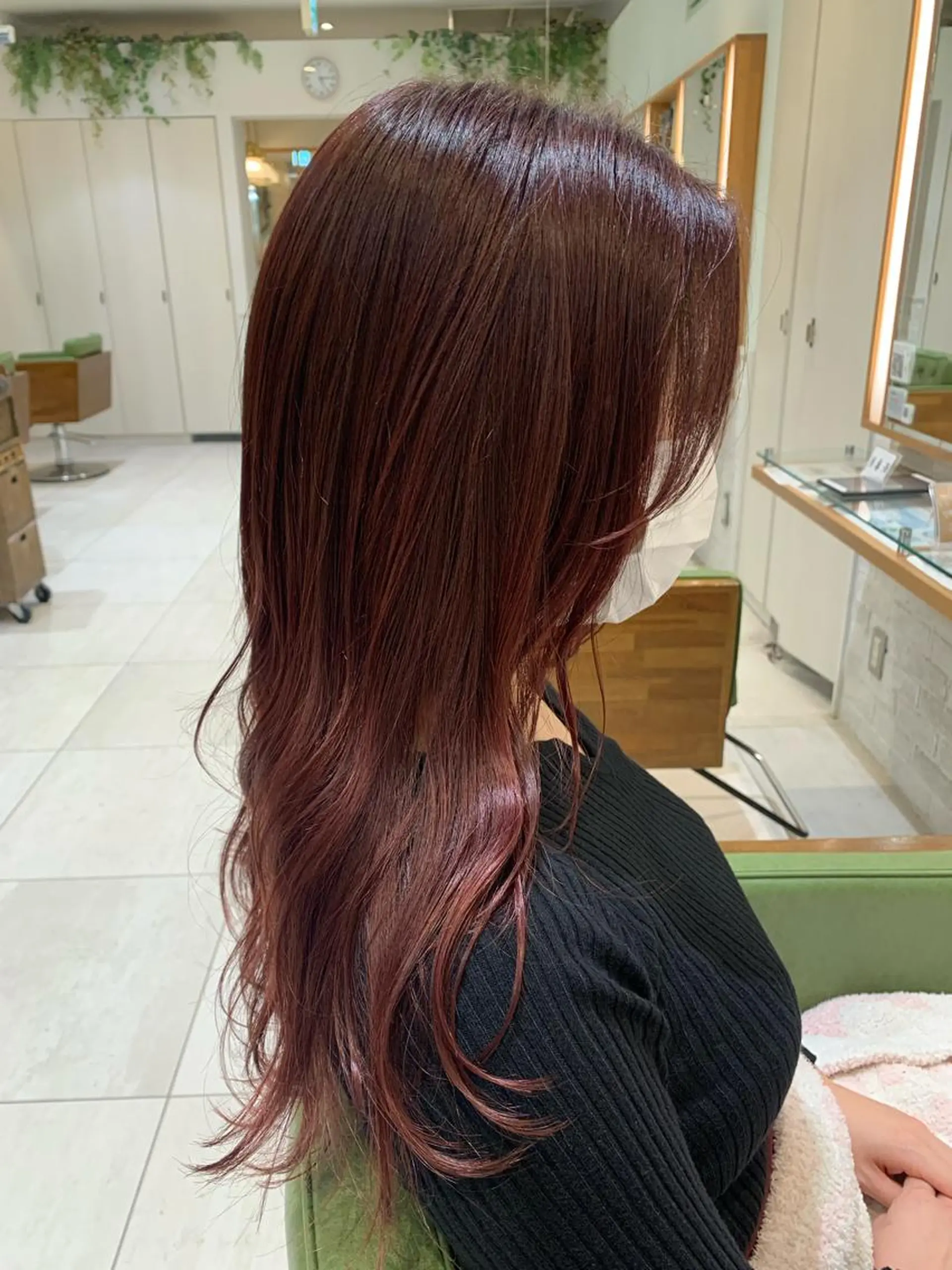 ロング カラー ピンクカラー ローズカラー 高橋友里亜 /フリーランスのヘアスタイル