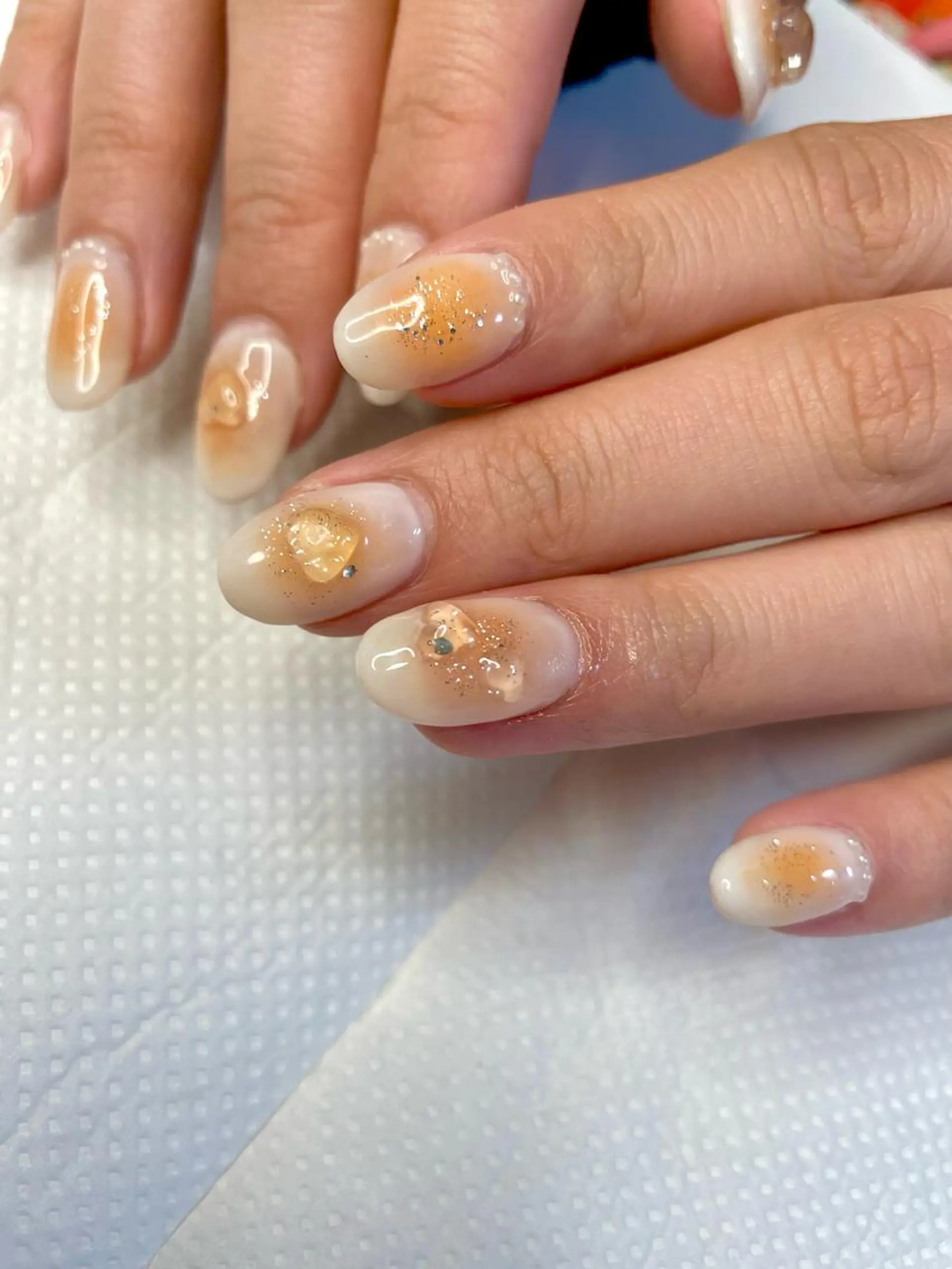ネイル チークネイル Ri-e's nailのネイルデザイン