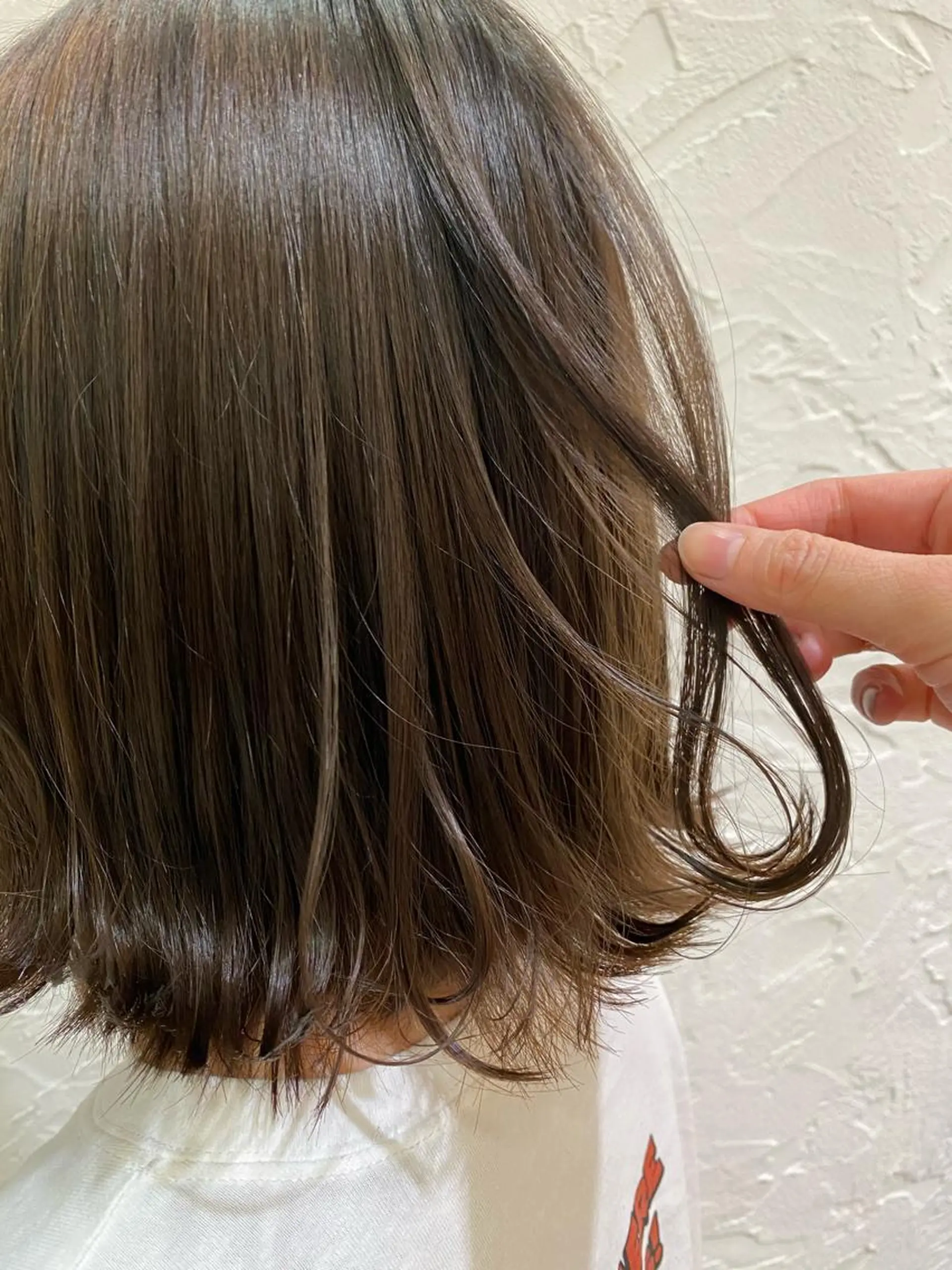 ミディアム カラー ベージュカラー ブルーカラー hair salon  CAMON.所属・仙台/camon/ airiのヘアスタイル