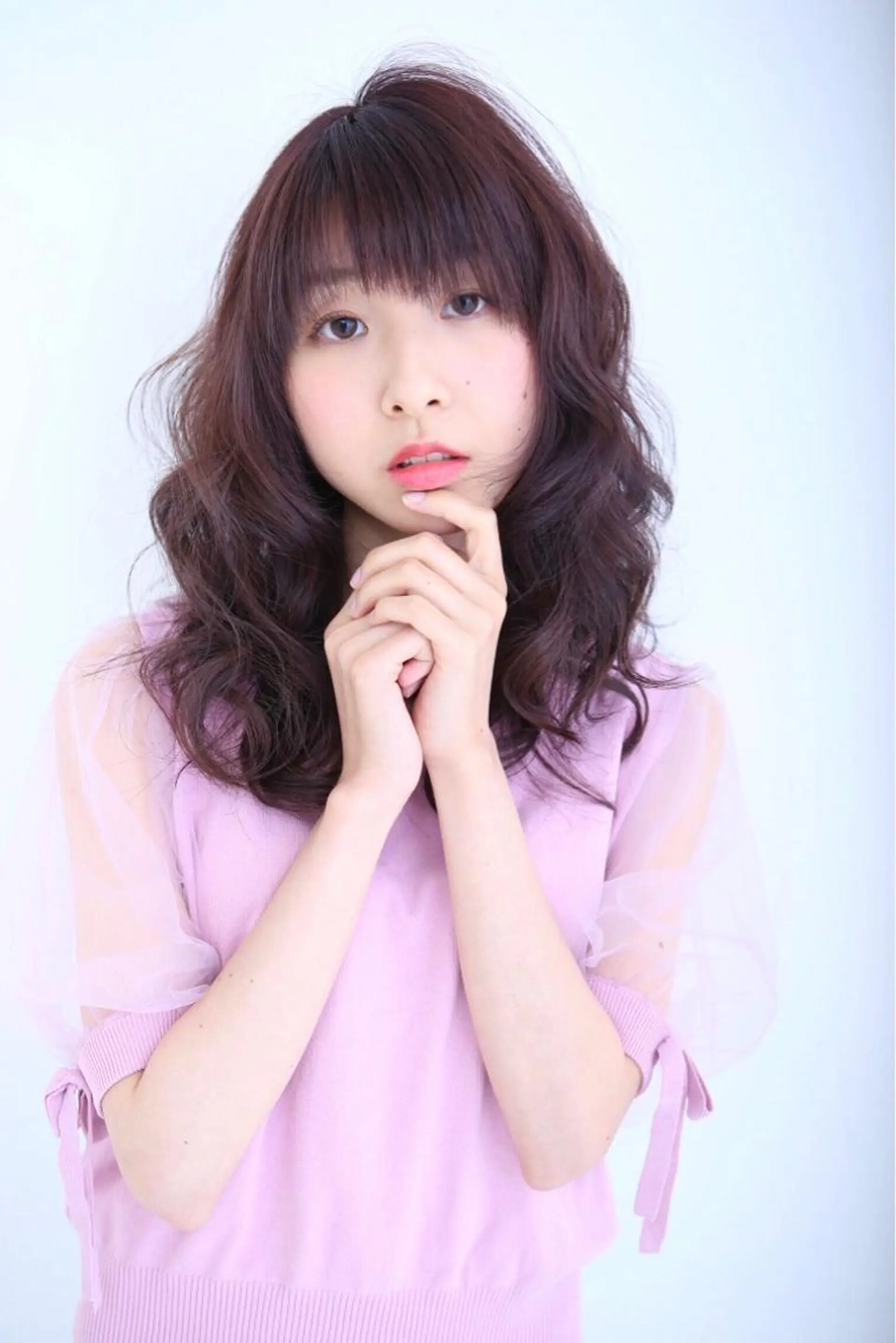 セミロング カラー ヘアカラー インナーカラー/ ストレート/奥野洸也のヘアスタイル