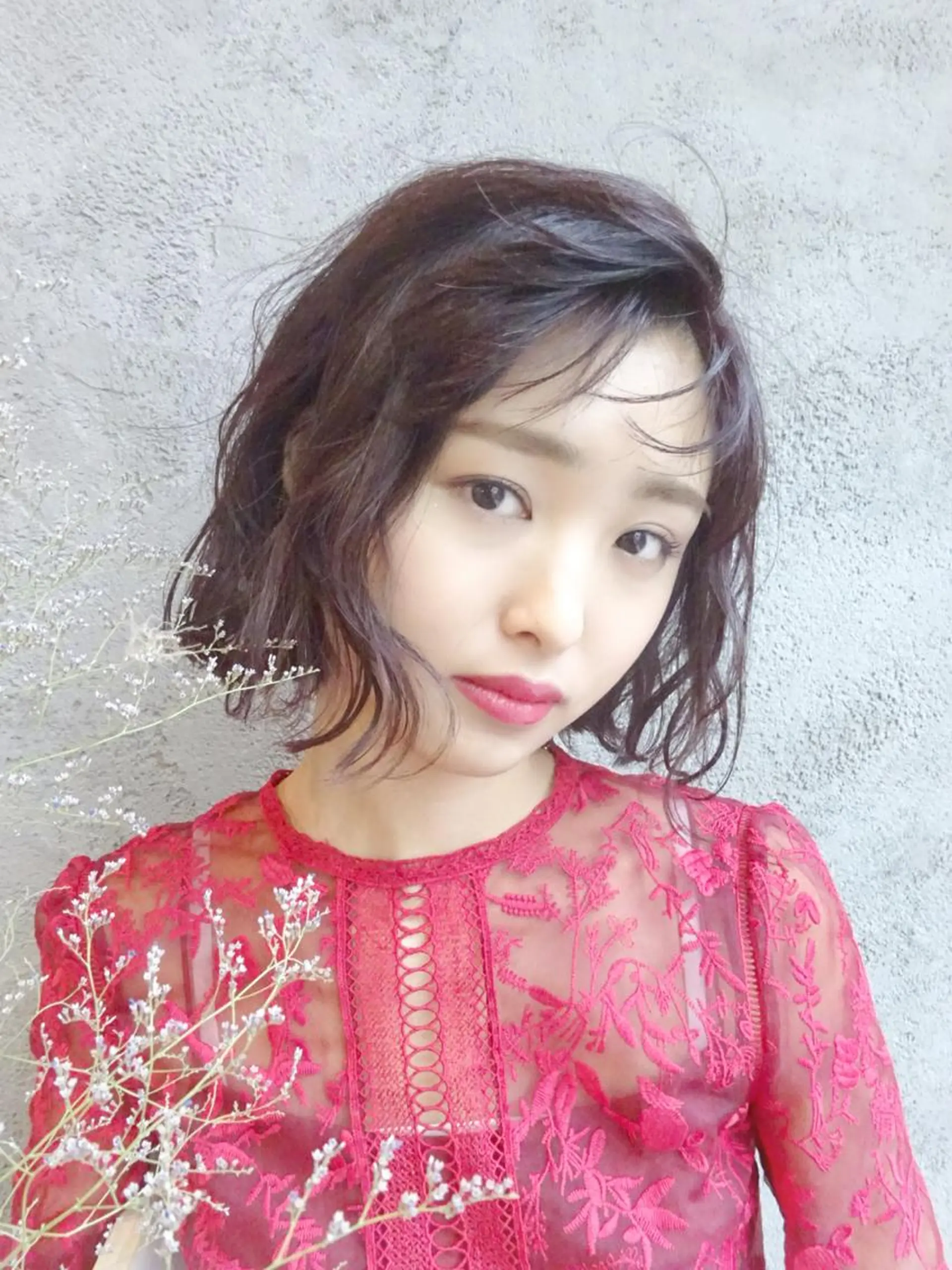 ショート カラー ピンクカラー ボブ EMANON天神所属・Hitomi Ezakiのヘアスタイル