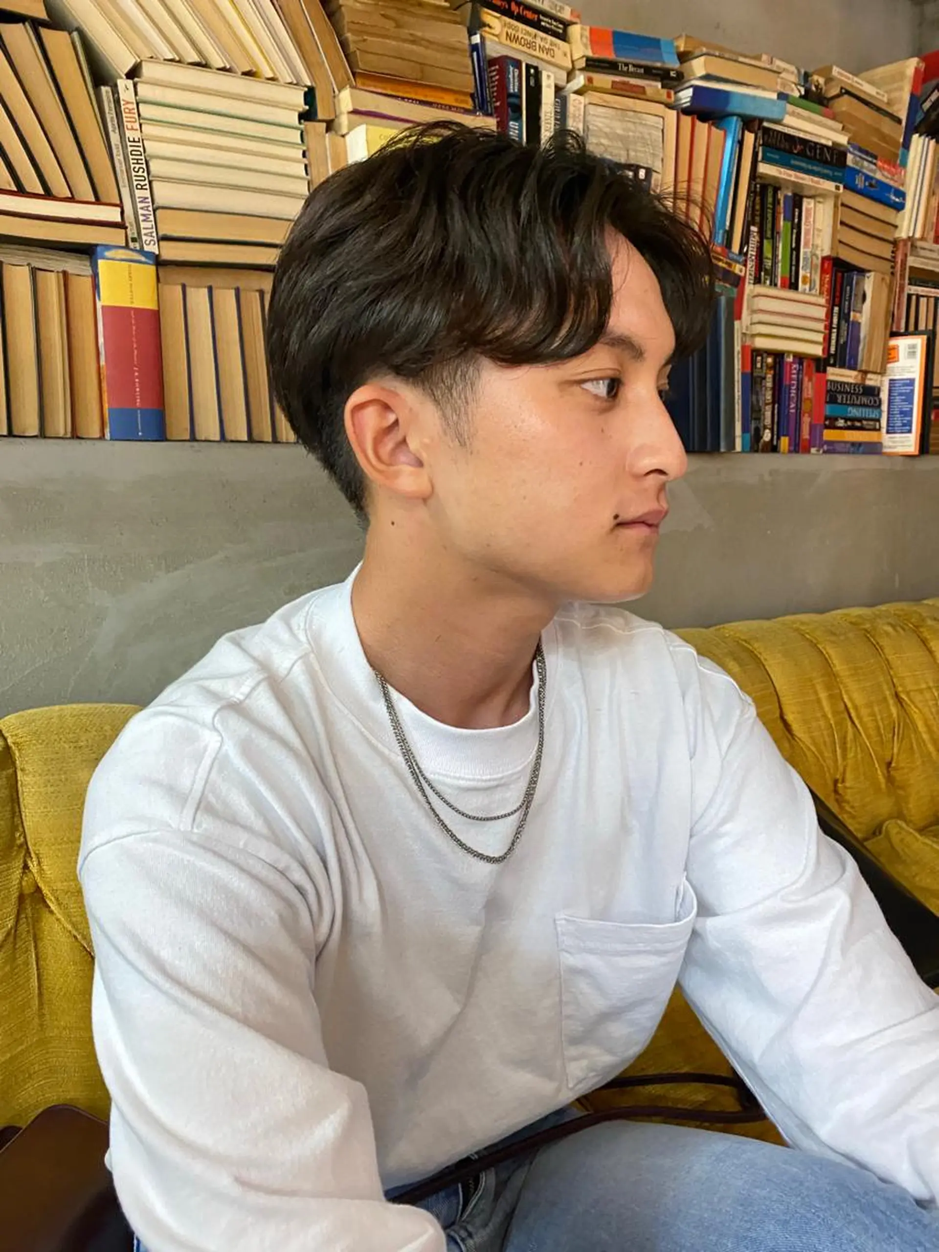 パーマ メンズ パーマ、髪質改善 カズマのヘアスタイル