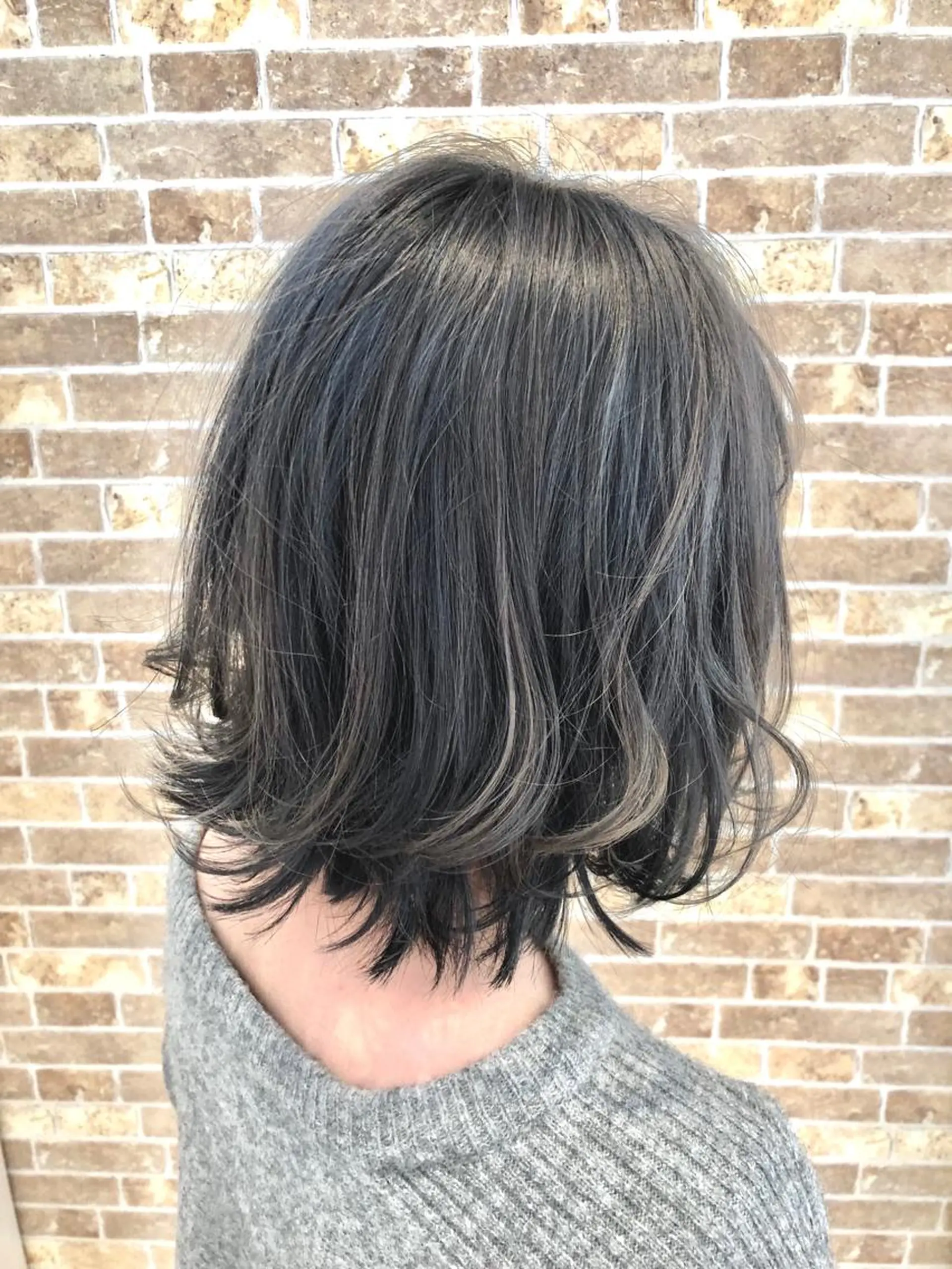 ミディアム 福元 保雄のヘアスタイル