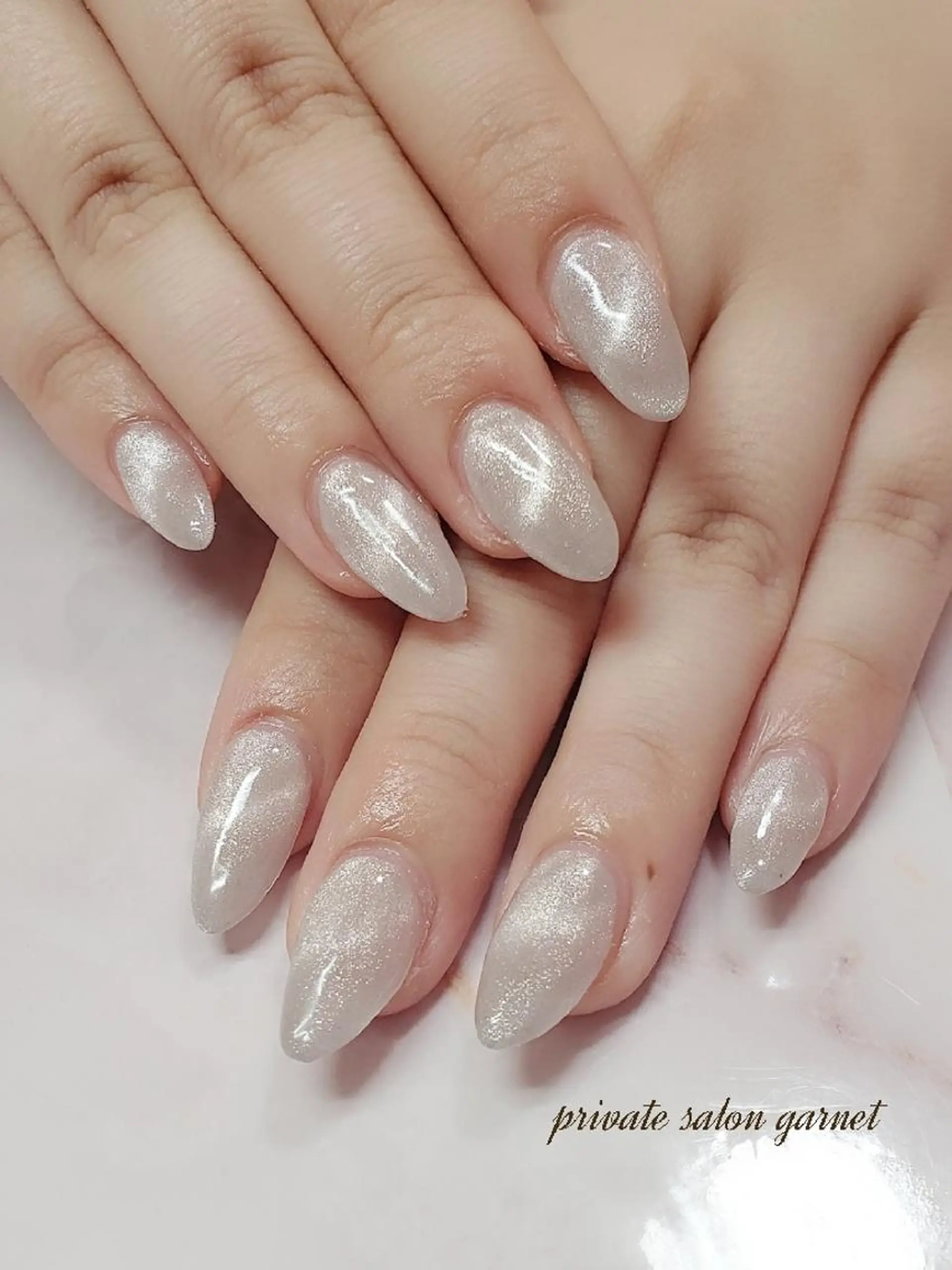 ネイル マグネットネイル シンプルネイル ハンドネイル Garnet nailのネイルデザイン