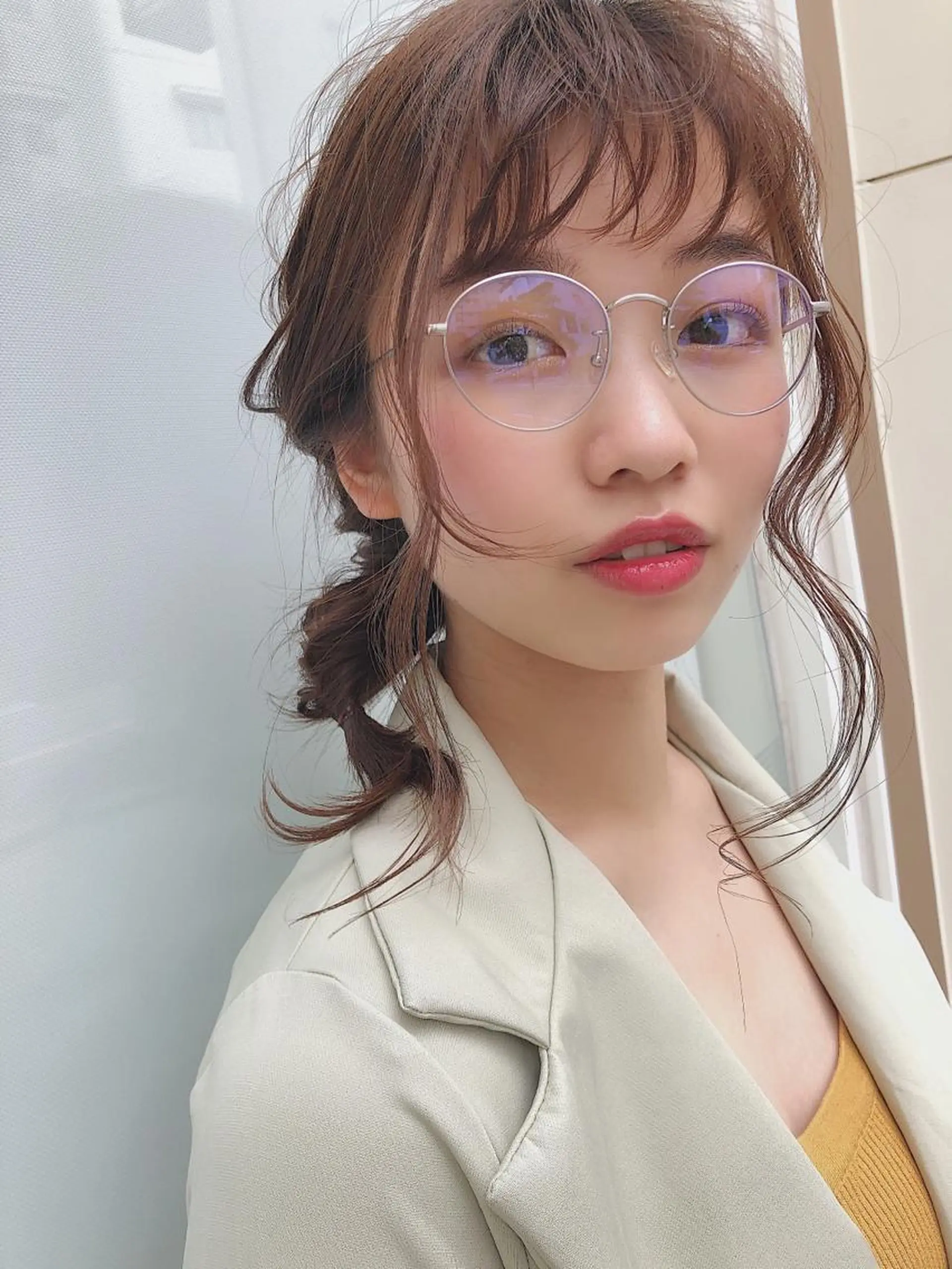 セミロング カラー ヘアアレンジ カット ヘアカラー WHOLE所属・花井 啓好のヘアスタイル