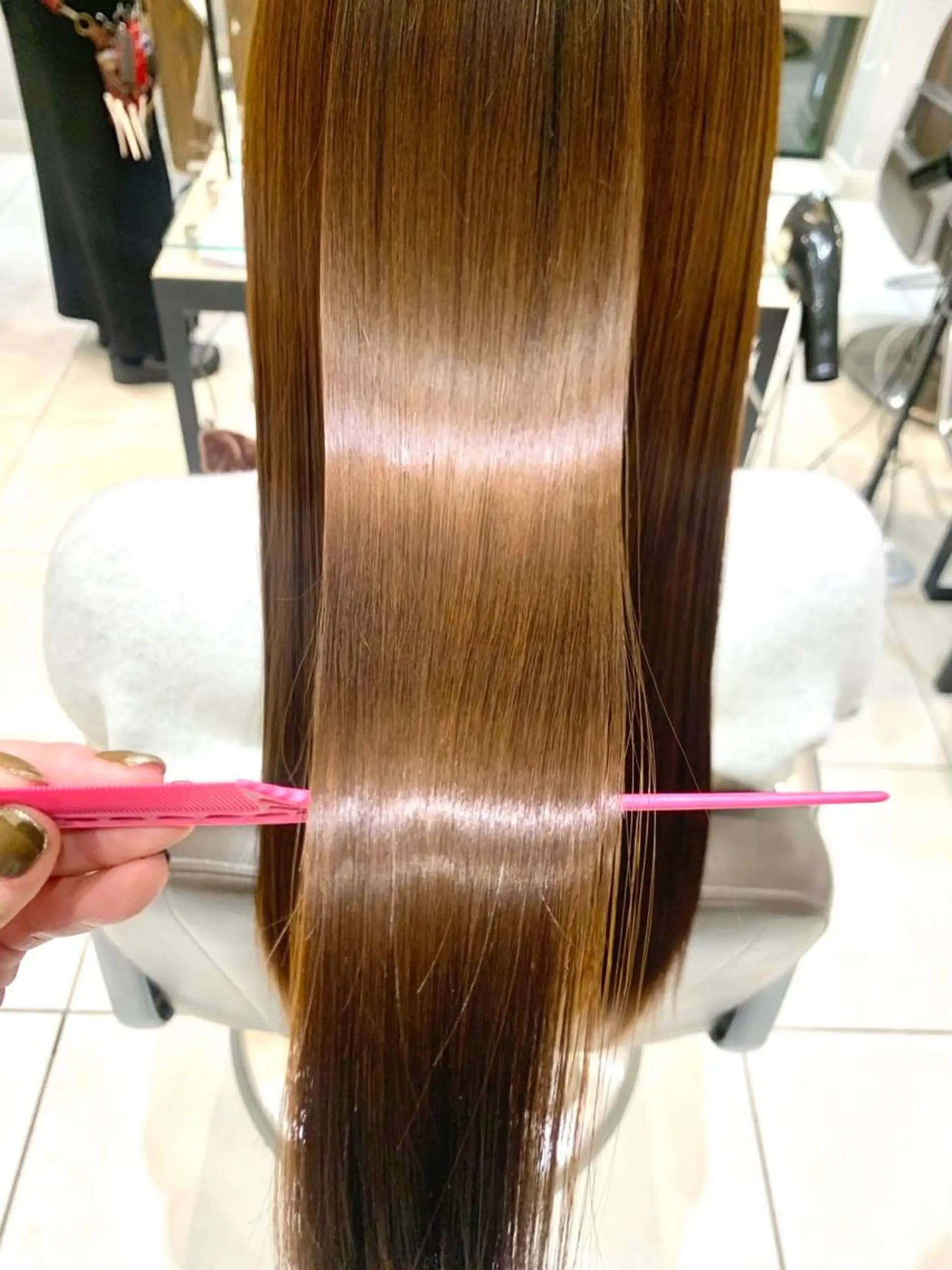 ミディアム カラー パーマ メンズ キッズ 髪質改善 トリートメント 酸熱トリートメント カット ヘアカラー トリートメント 酸熱トリートメント/ 髪質改善🌟玉井香奈のヘアスタイル